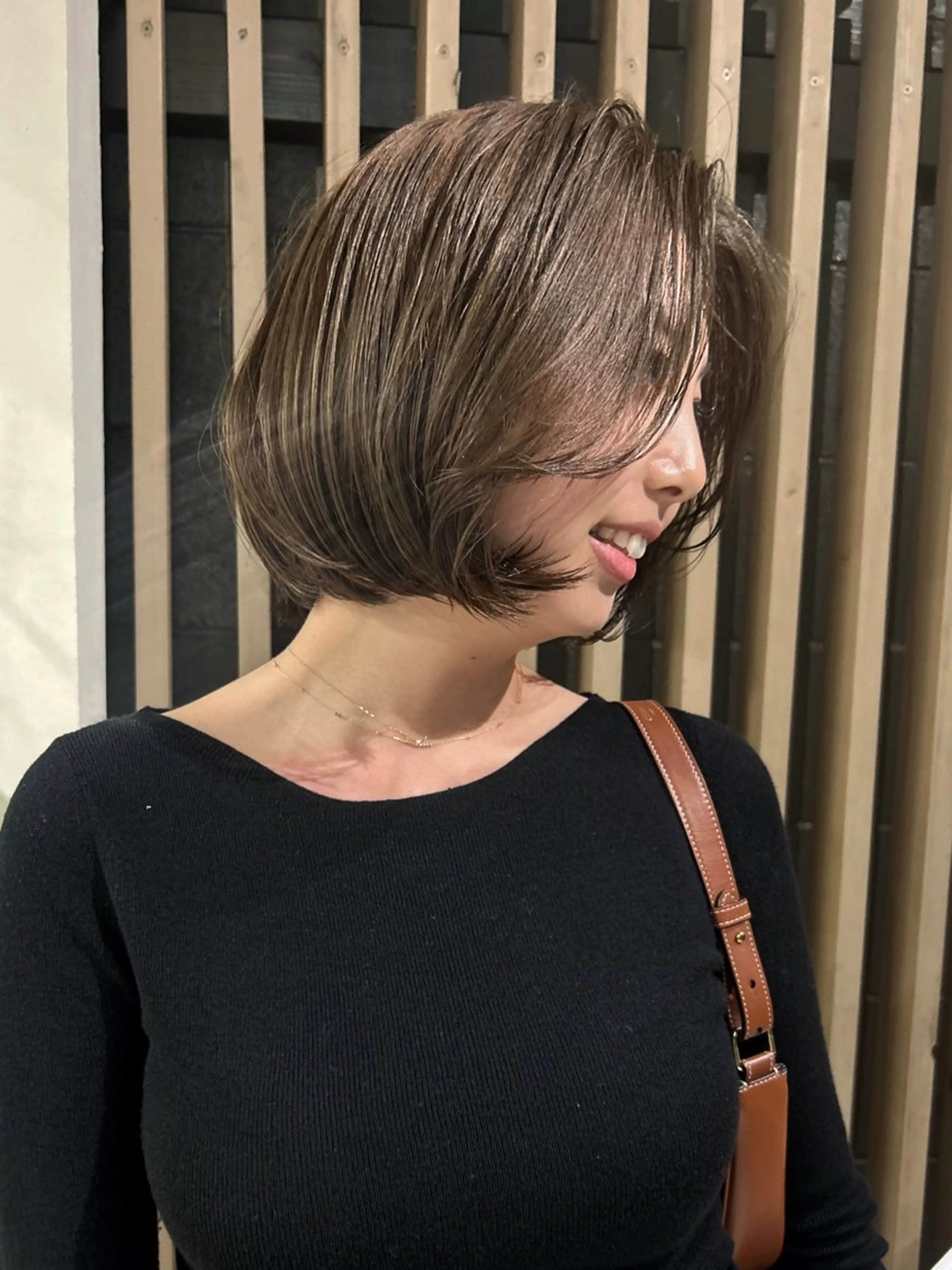 ショート 江坂/レイヤー/ボブ nacaのヘアスタイル