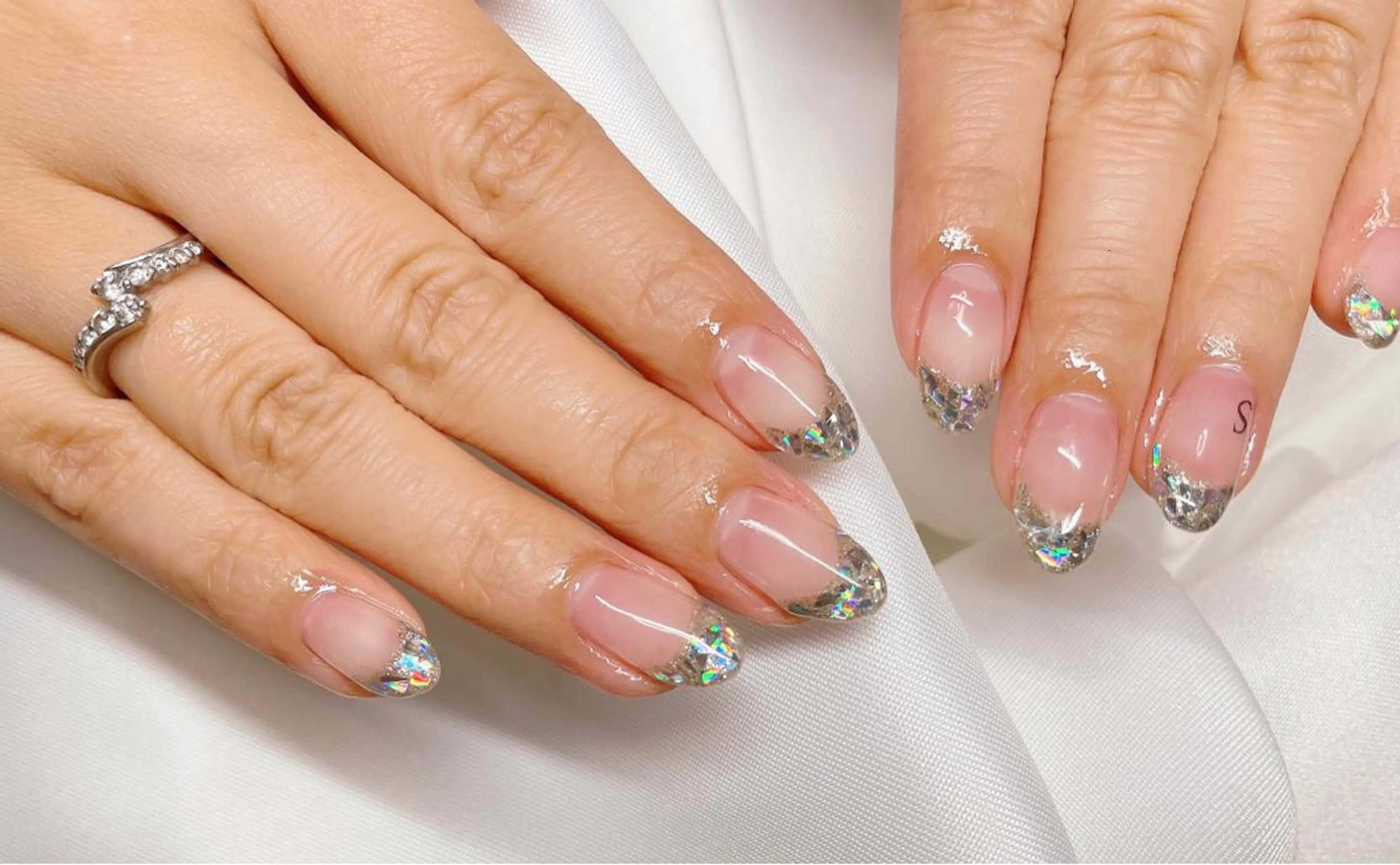 ネイル 23時まで❤︎韓国、 ワンホンネイルのネイルデザイン