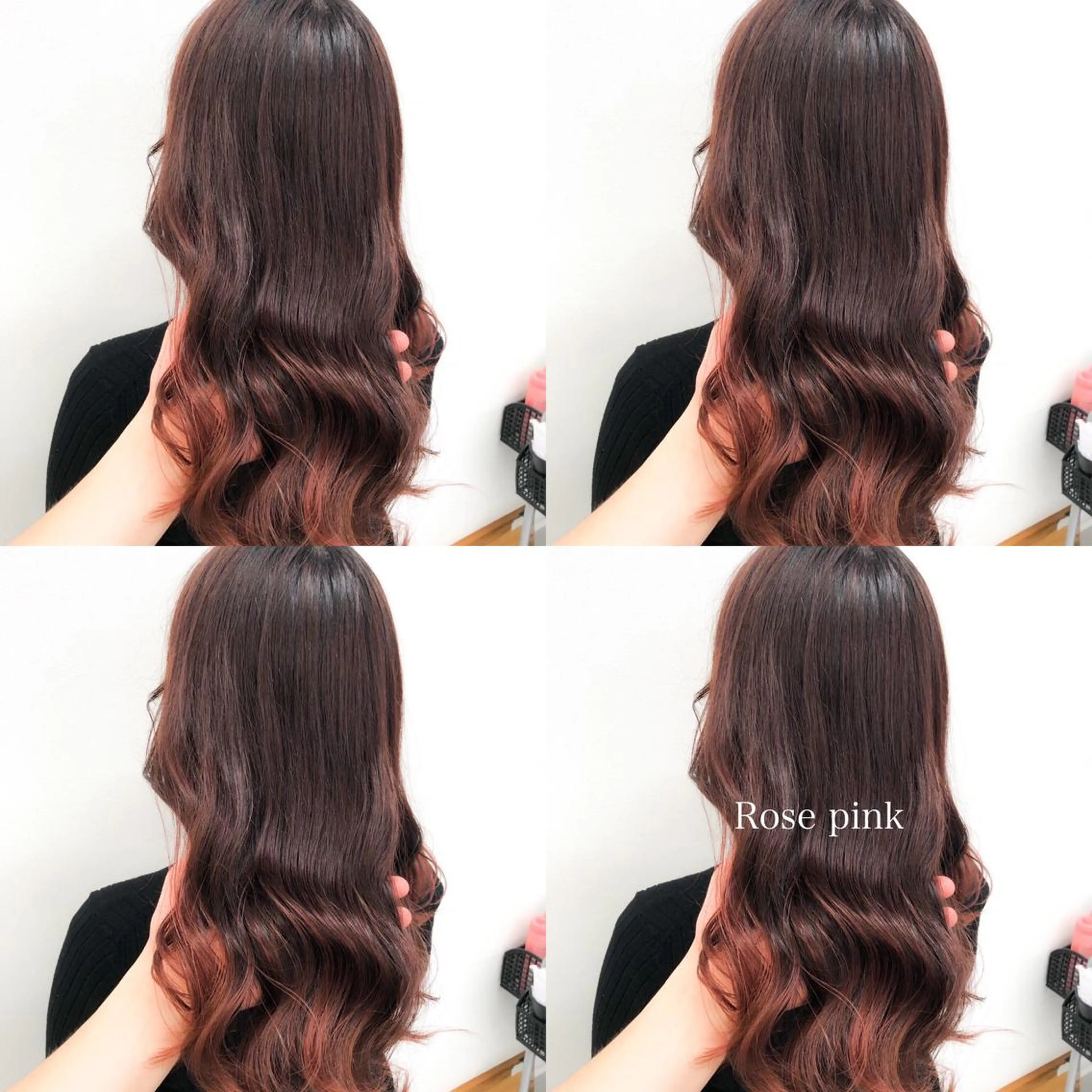 セミロング カラー ヘアカラー トリートメント ハイトーン×レイヤー カットTAKUMIのヘアスタイル