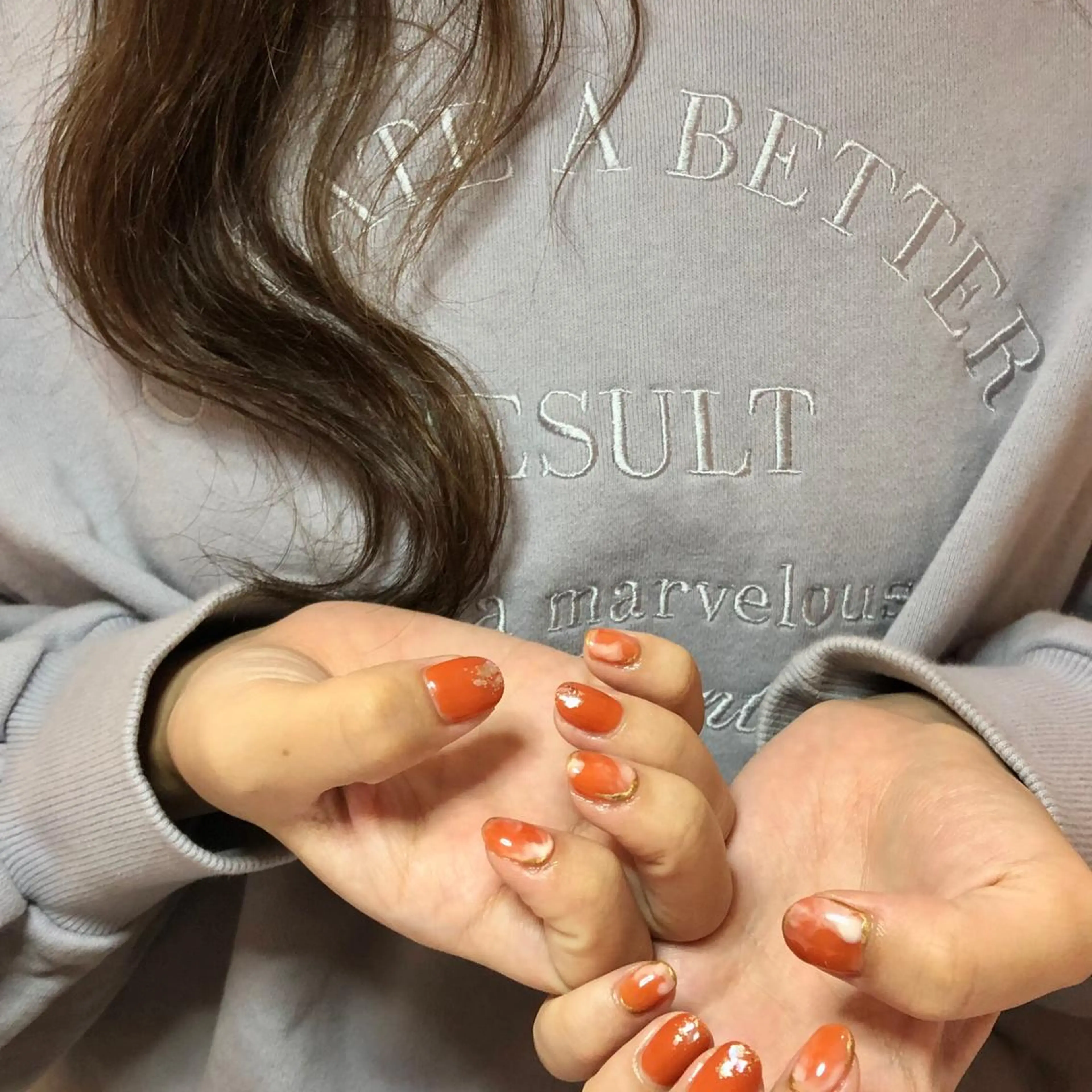 ミディアム ネイル ハンドネイル T. Kasumiのネイルデザイン