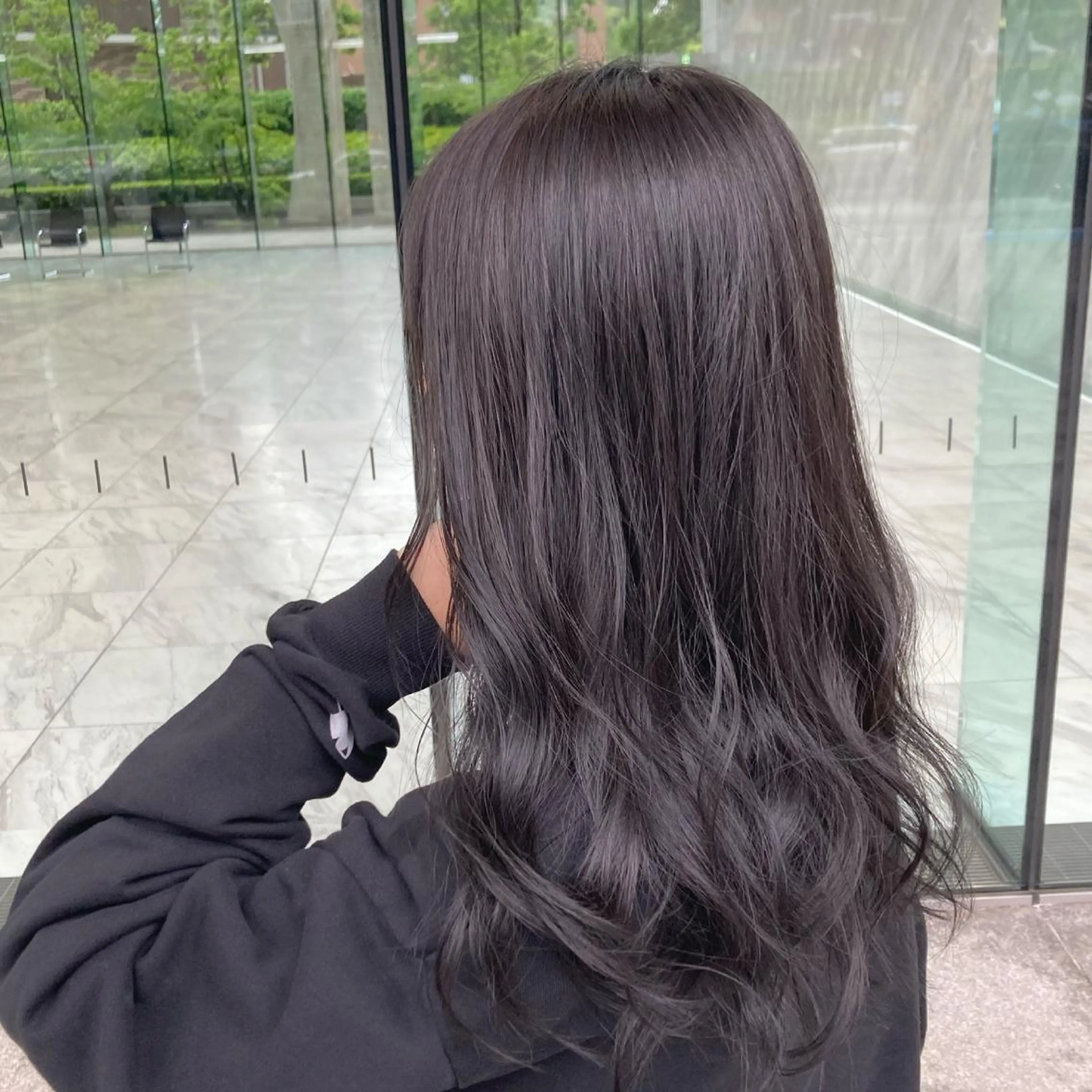 ロング カラー GO TODAY SHAIRE SALON原宿vita店舗所属・💖ブリーチなし透明 感💖ASAHIのヘアスタイル