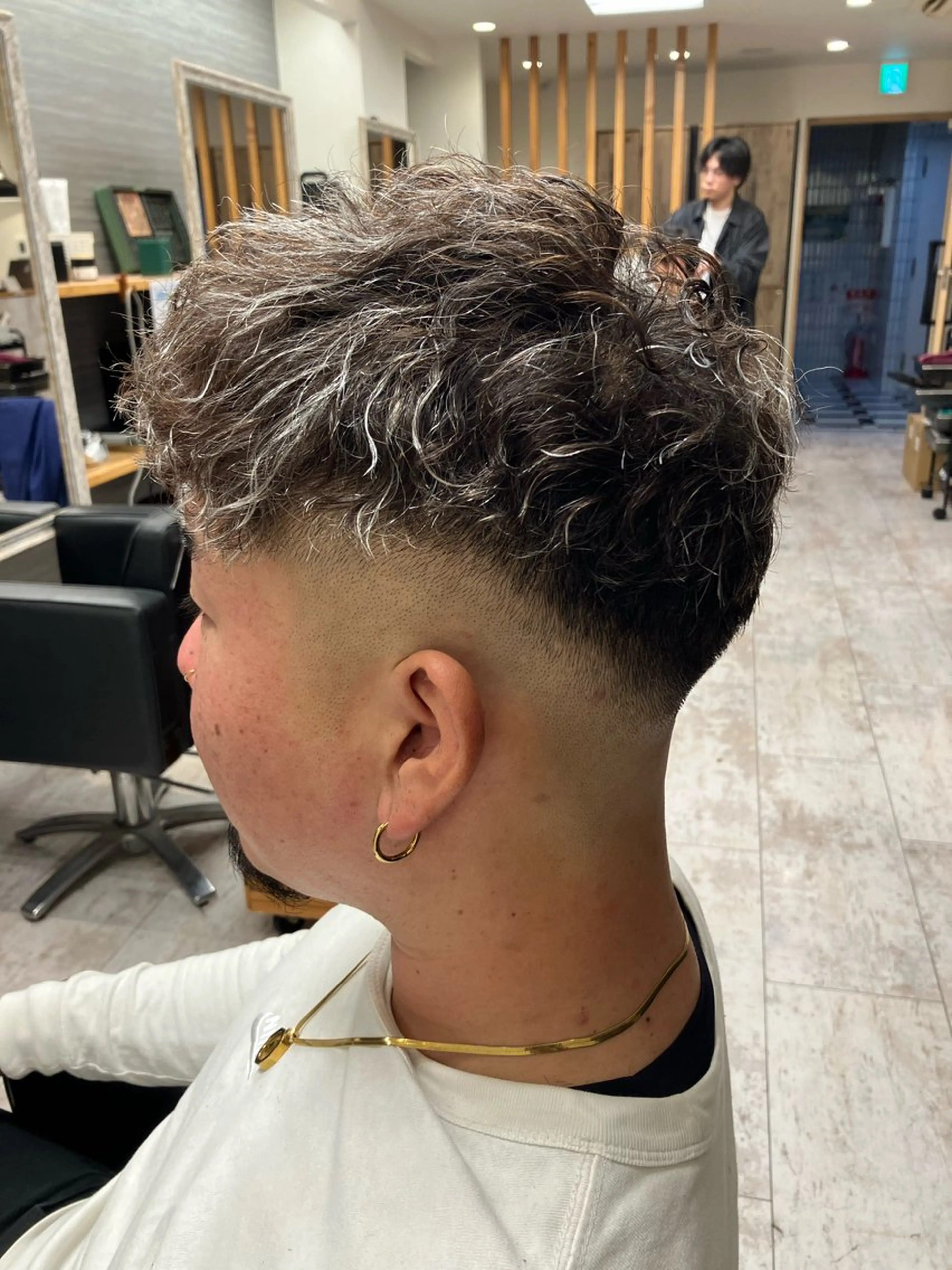 カラー パーマ メンズ カット ヘアカラー パーマ メンズ特化/パーマ/ フェードWATARUのヘアスタイル