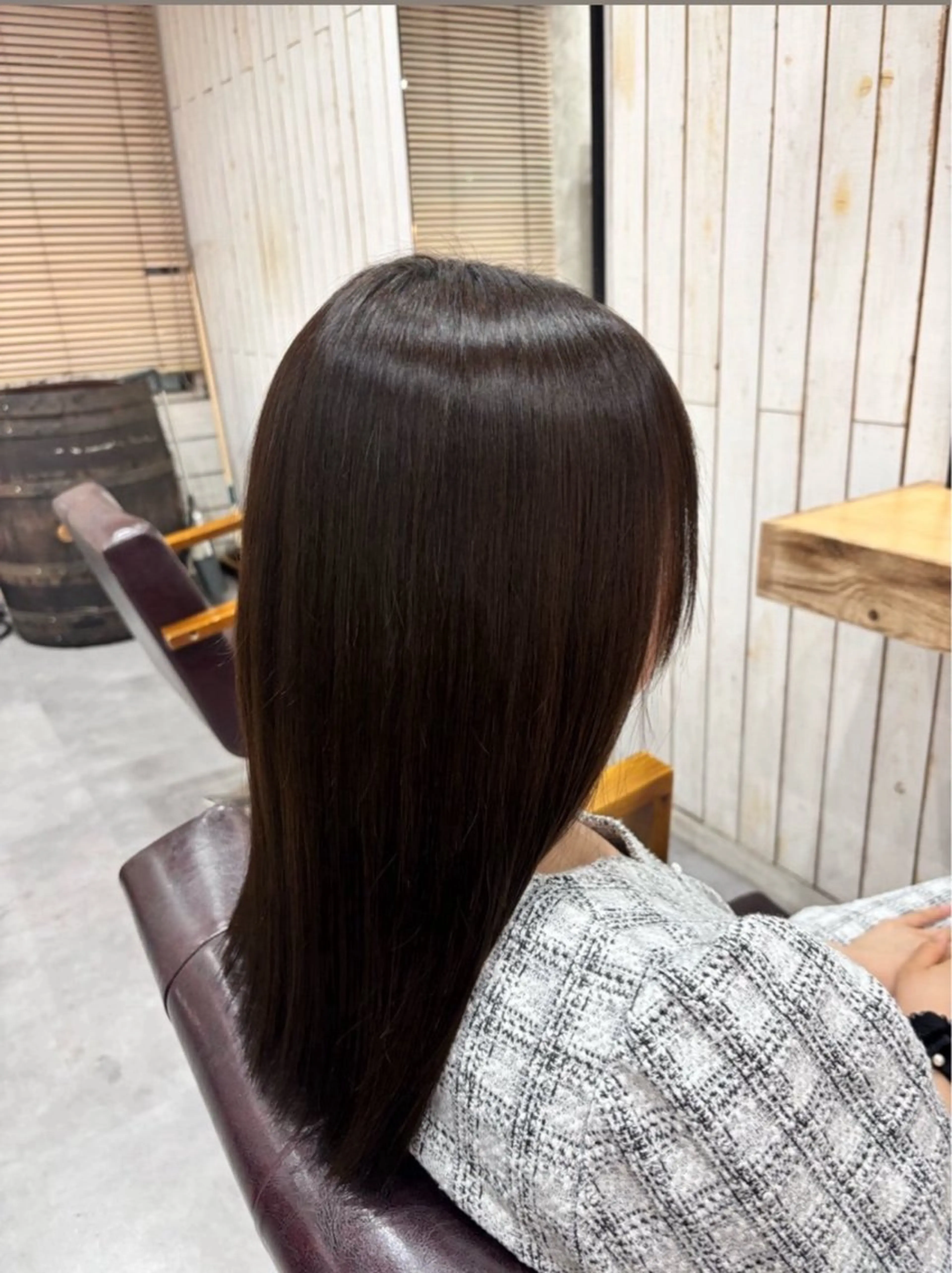ロング 縮毛矯正 今村 詩のヘアスタイル