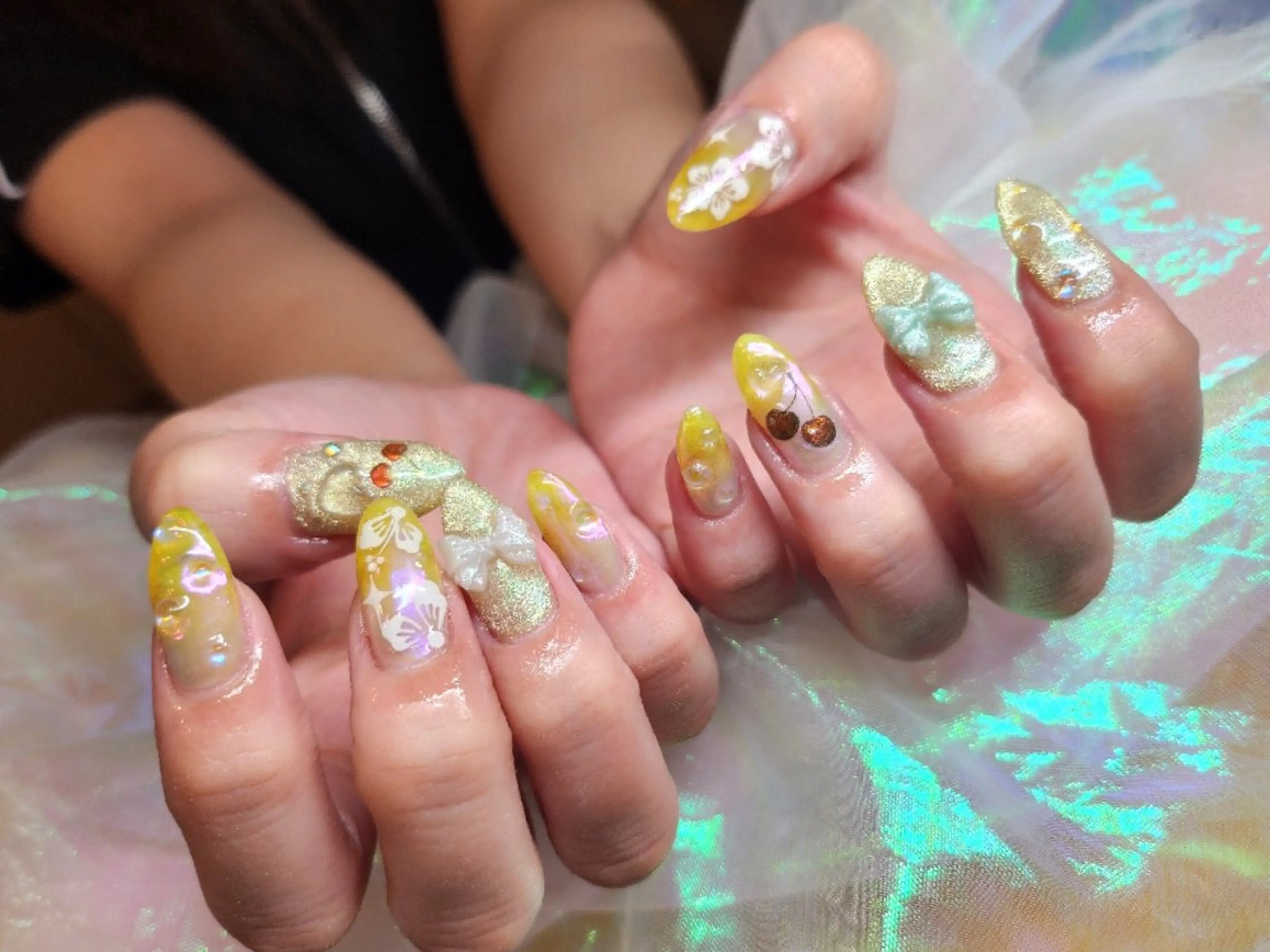 ネイル ハンドネイル 💜bora .のネイルデザイン