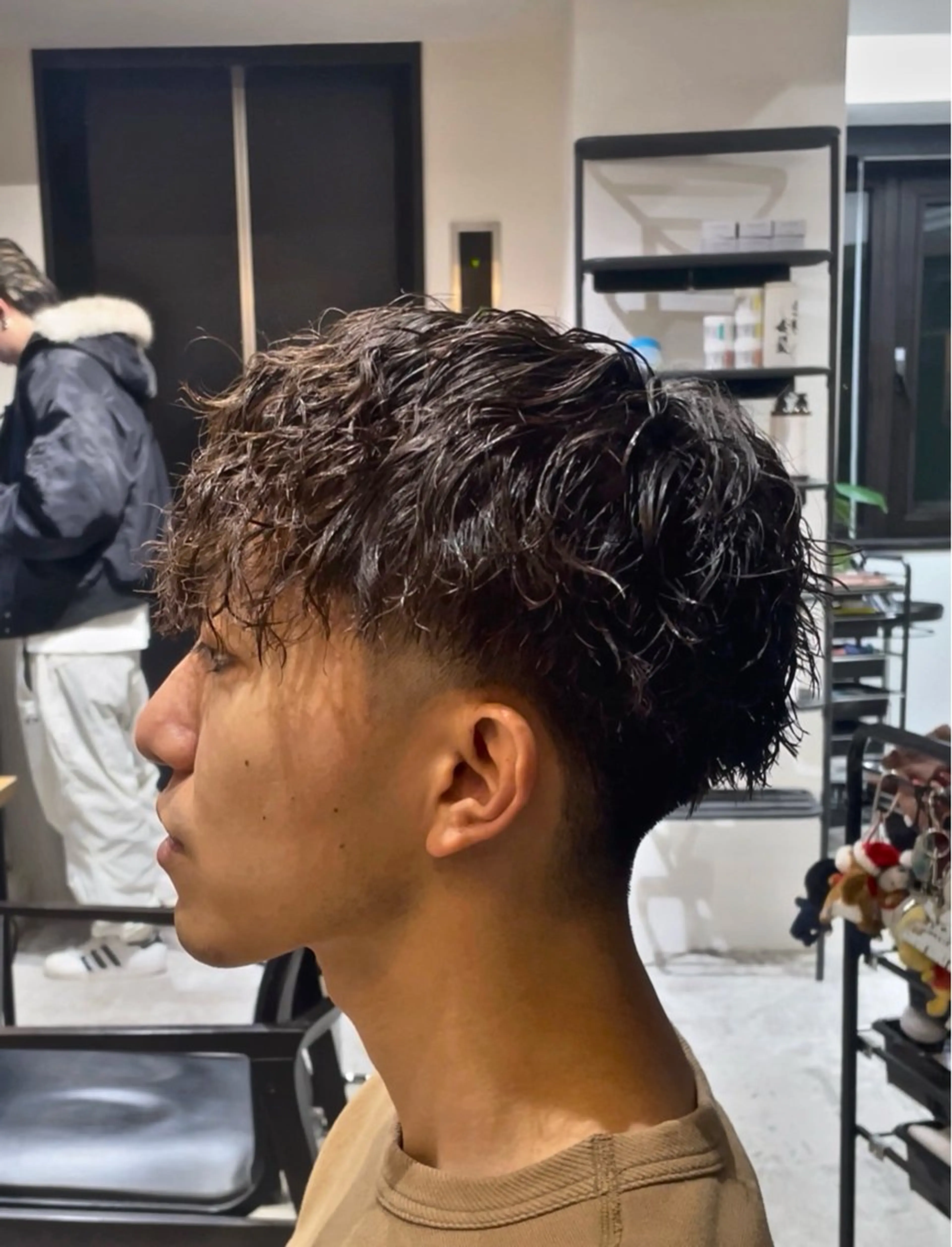 ショート メンズパーマ梅田 ・川副史晶のヘアスタイル