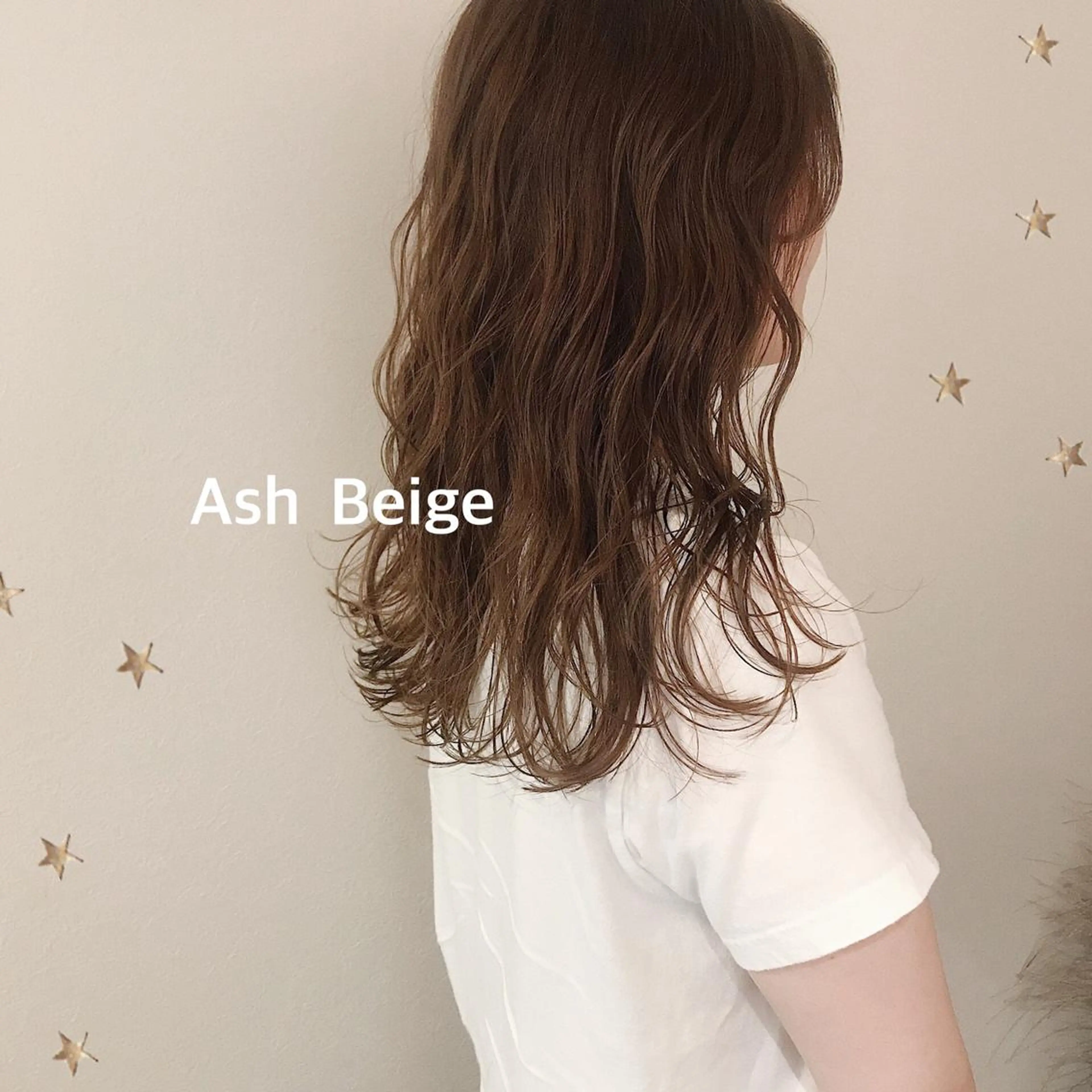 セミロング カラー カット ヘアカラー 市川 千夏のヘアスタイル