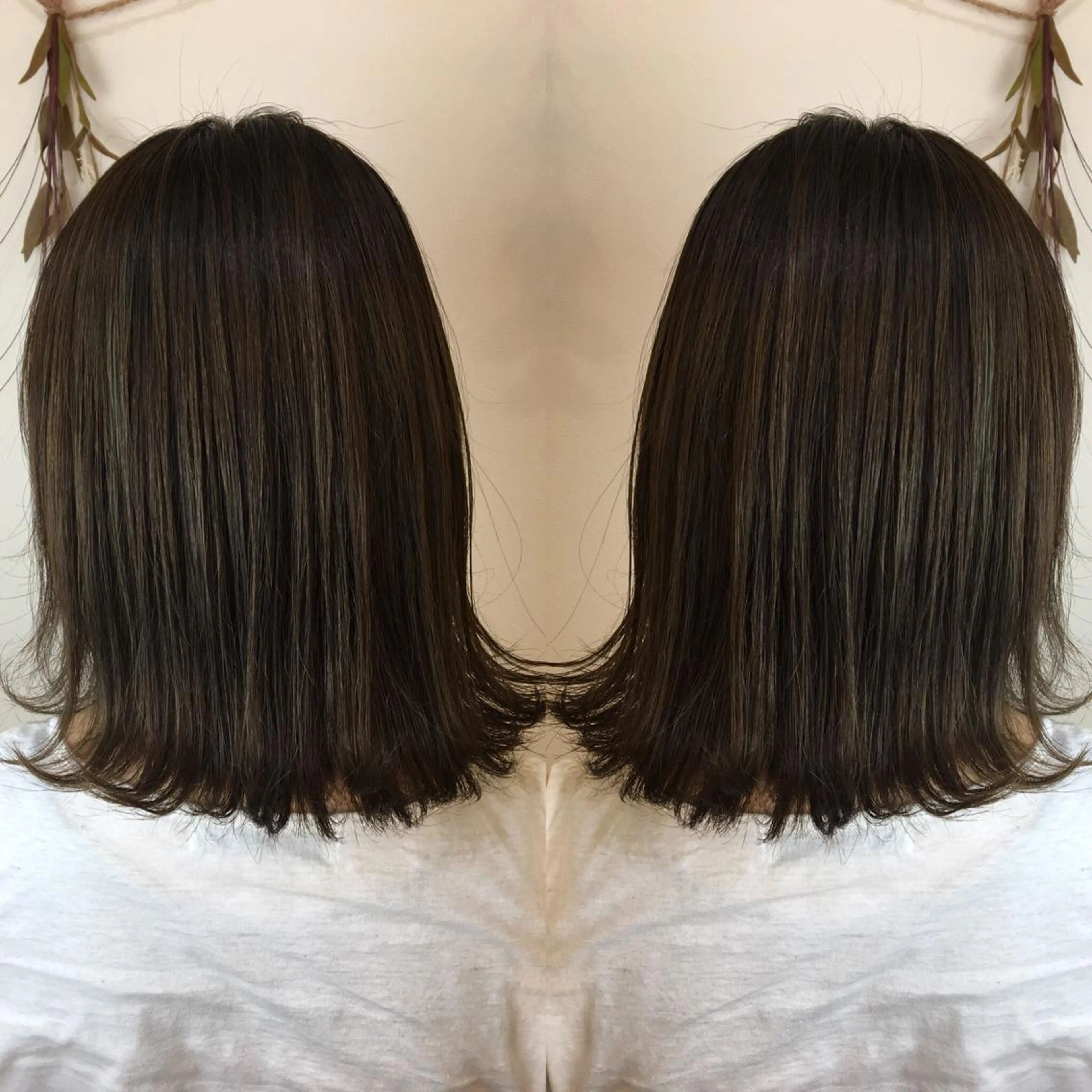 ミディアム カラー 広がり、まとまらない お悩み改善/ 中田のヘアスタイル