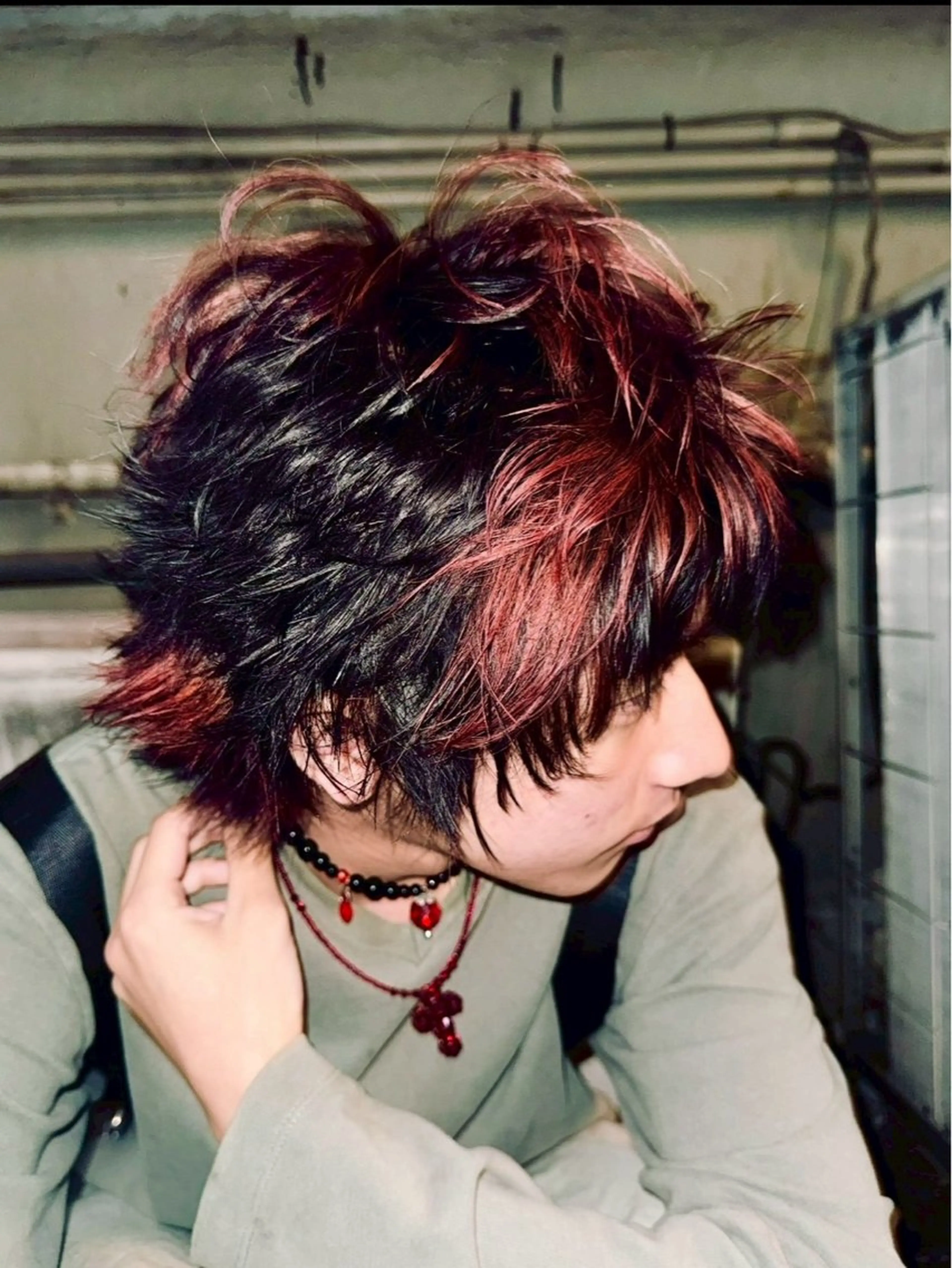 ショート カラー メンズ 大原 颯隼のヘアスタイル