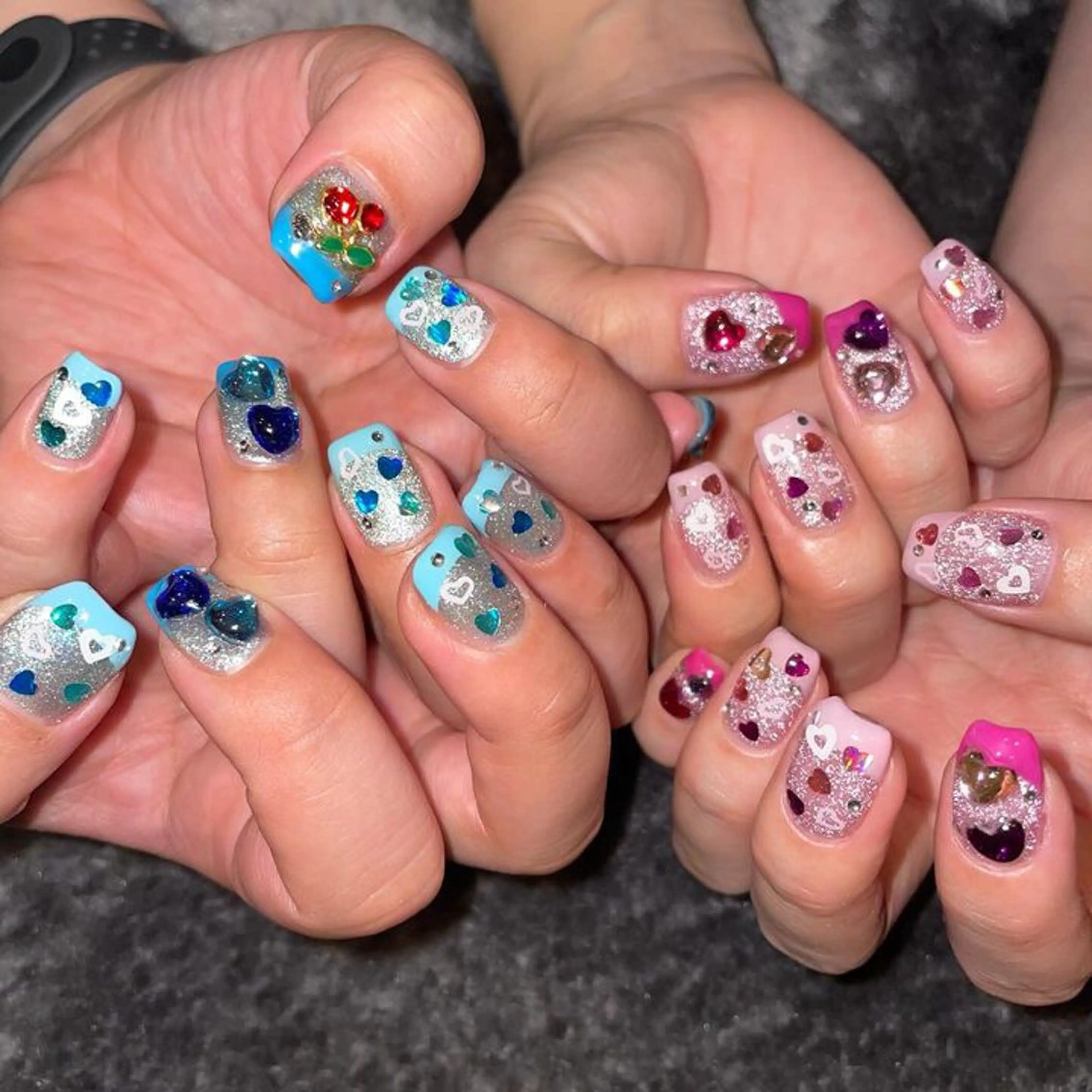 ネイル おそろいネイル nail moanaのネイルデザイン