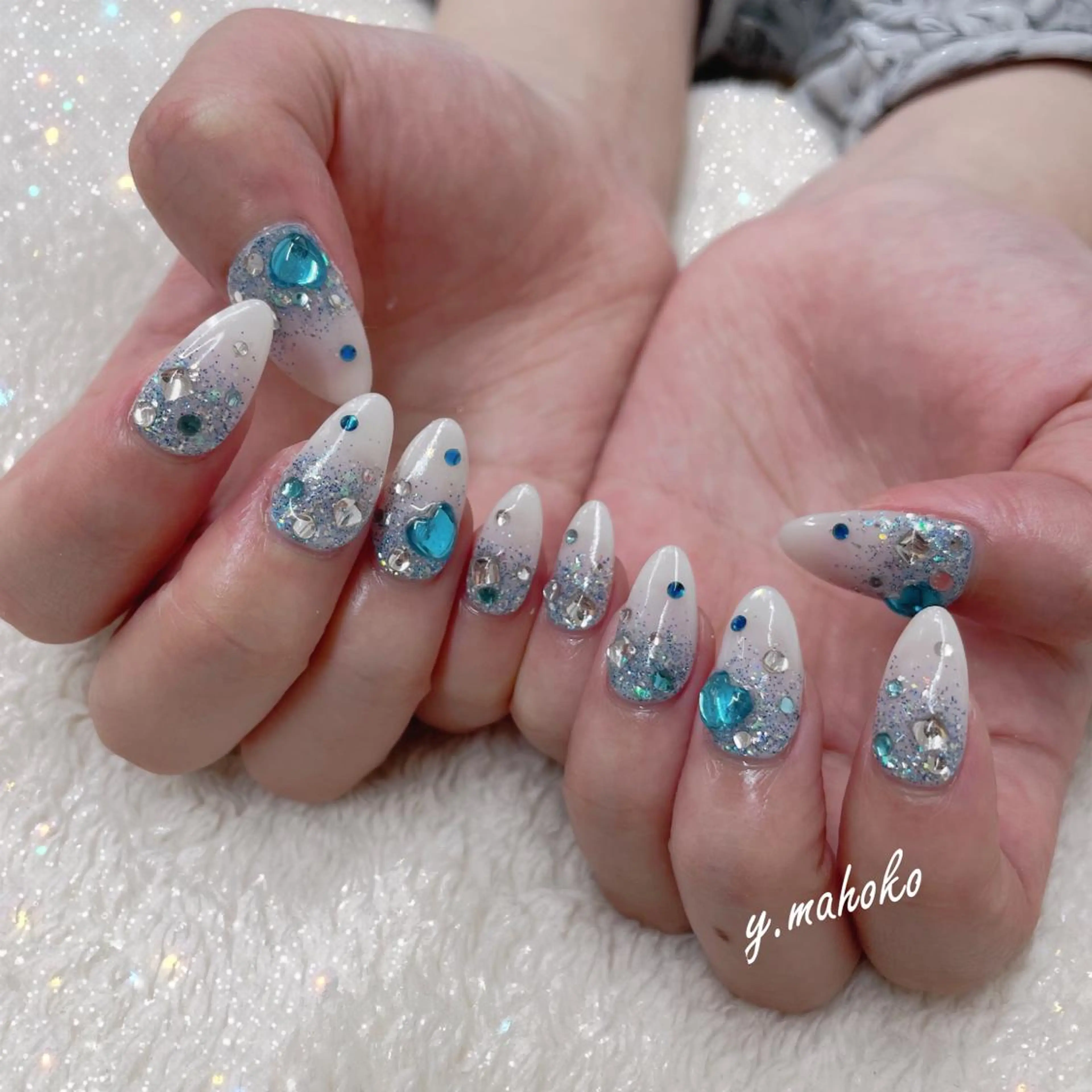 ネイル ハンドネイル She nail studio 原宿所属・パラジェル有/ スカルプ/mahoのネイルデザイン