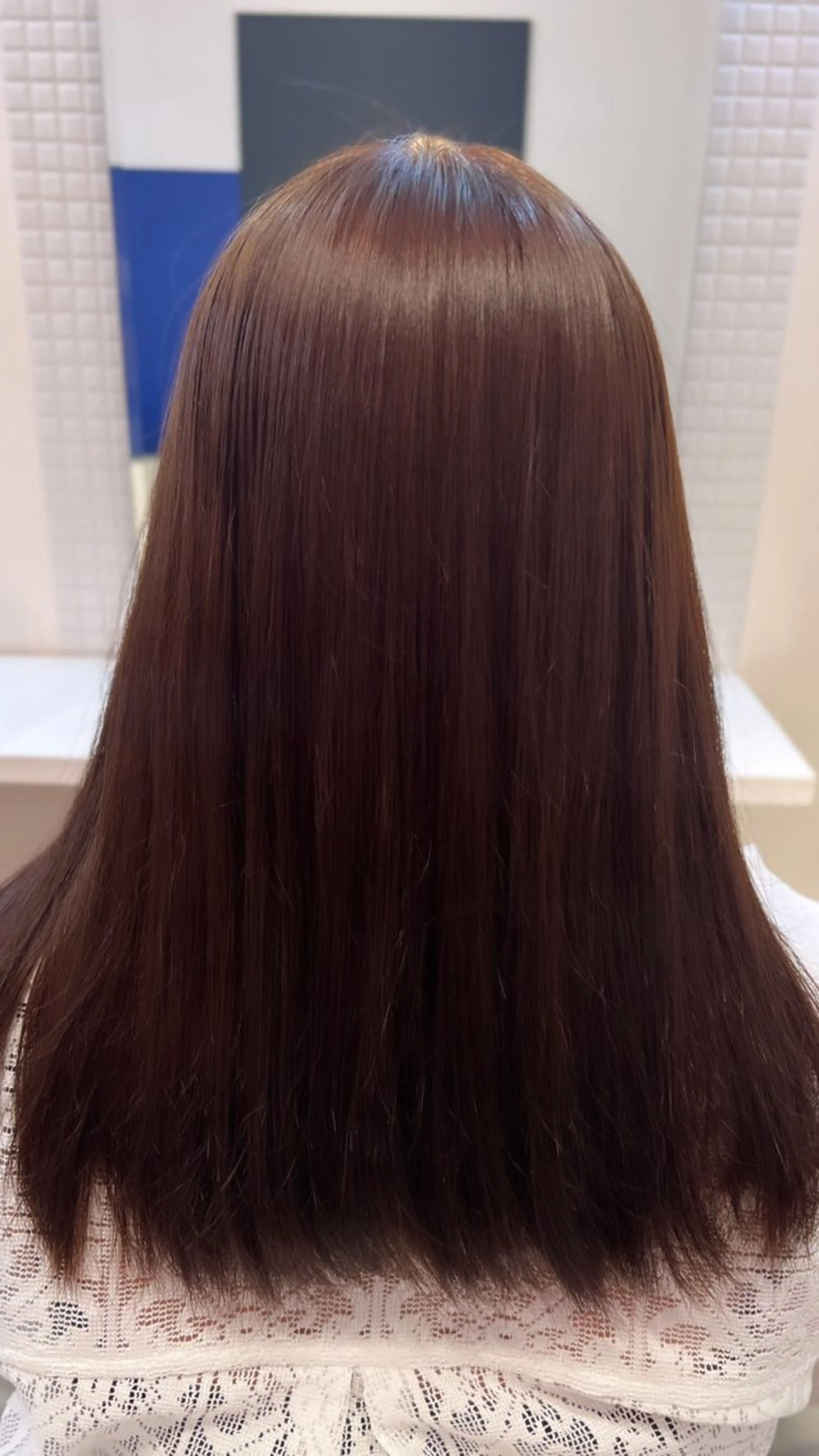 セミロング カラー kingdom青山店 小宮愛理のヘアスタイル