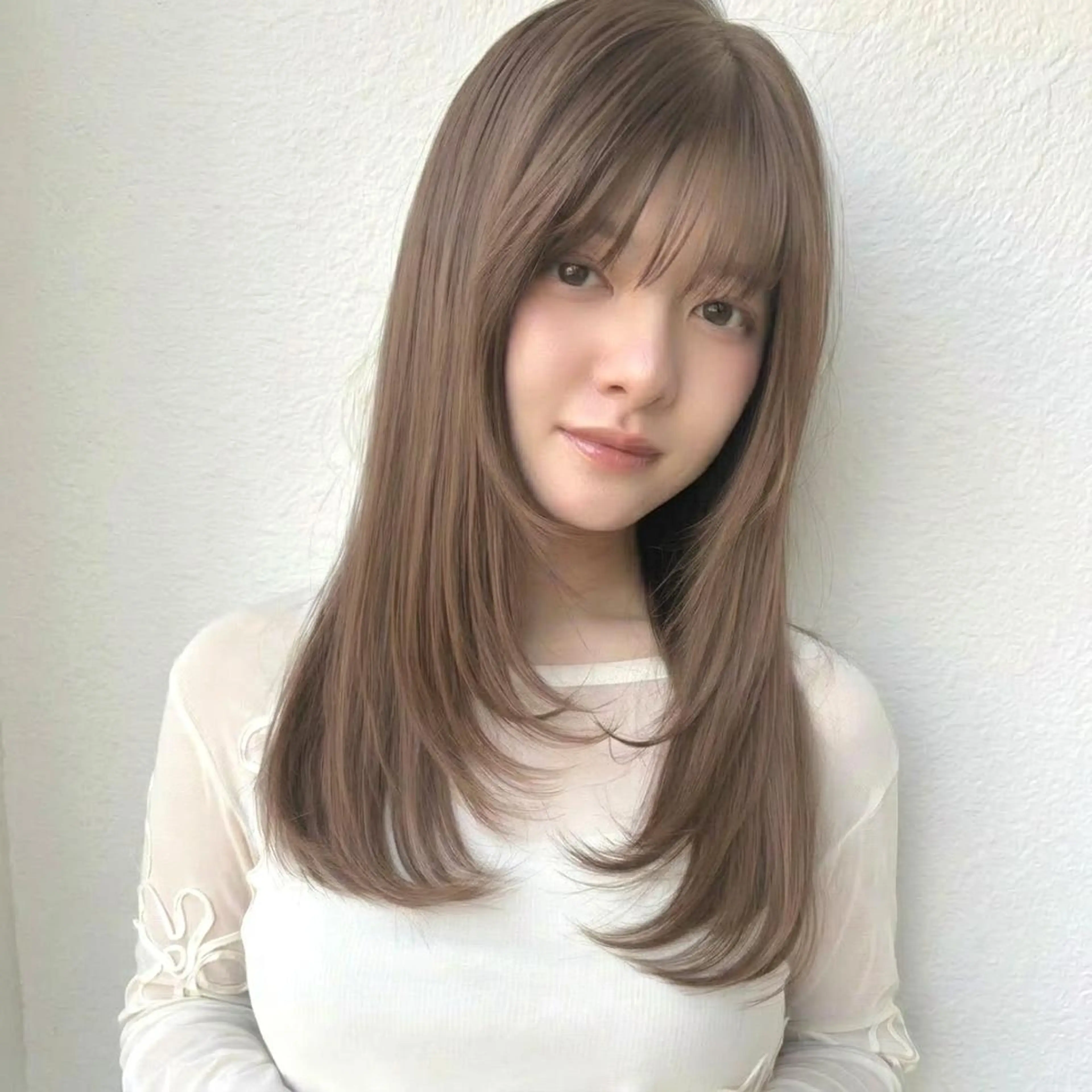 ロング 似合わせ✨透明感🫧 佐藤優斗のヘアスタイル