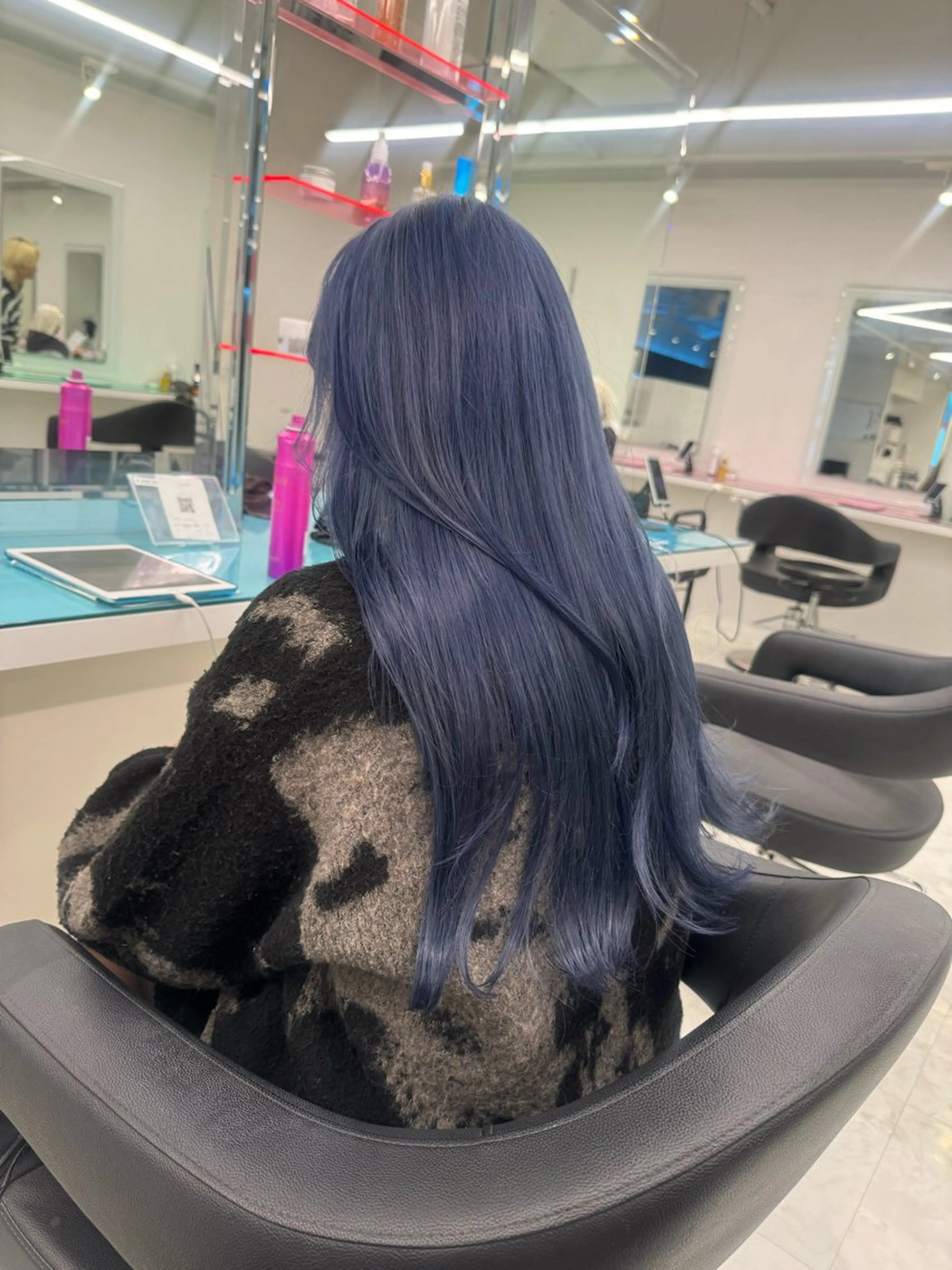 ロング カラー 韓国うる艶ハイトーン 💙ayana💙のヘアスタイル