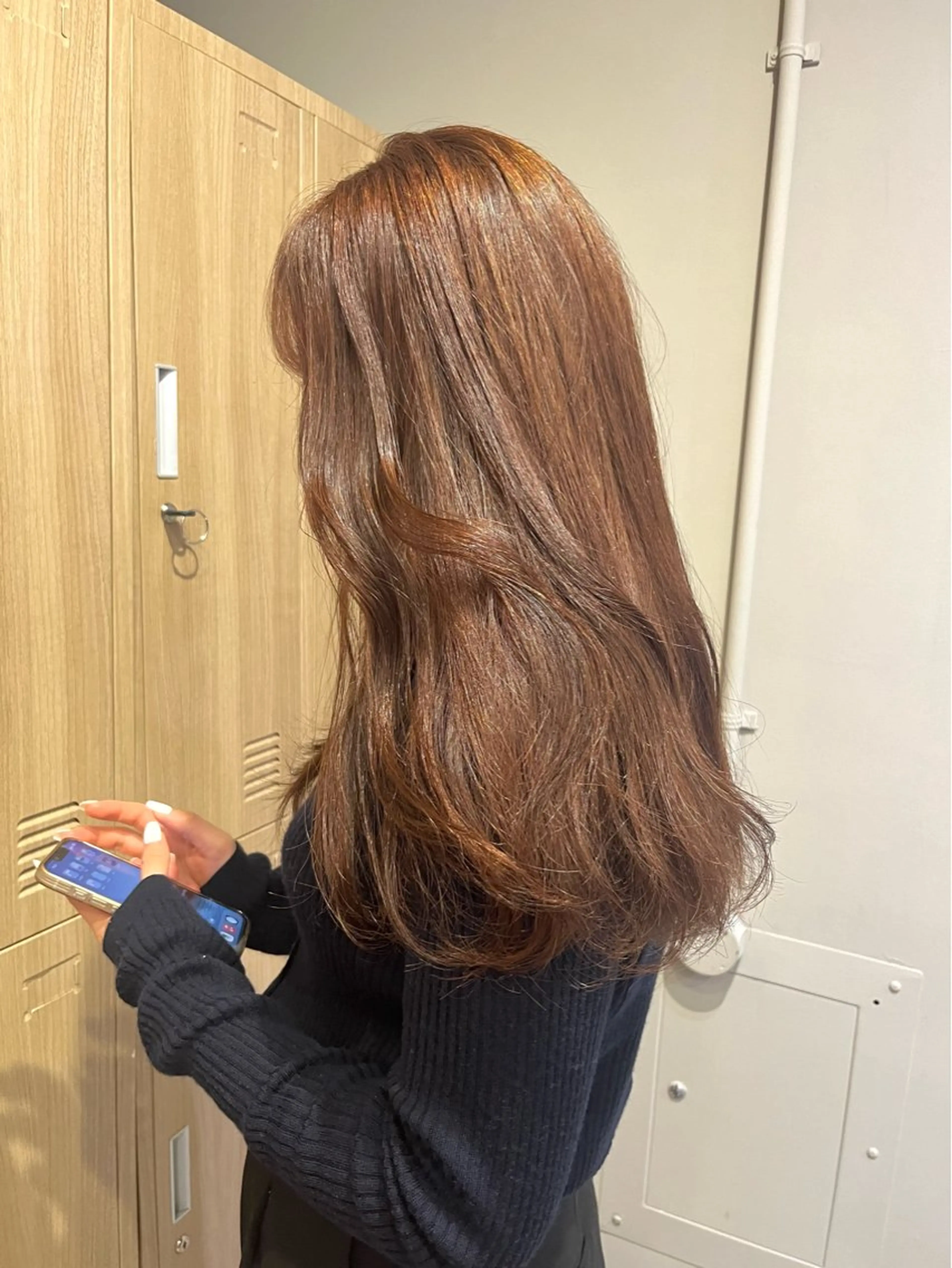 カラー ヘアカラー レイヤーカット🍏 パーマ/ののかのヘアスタイル