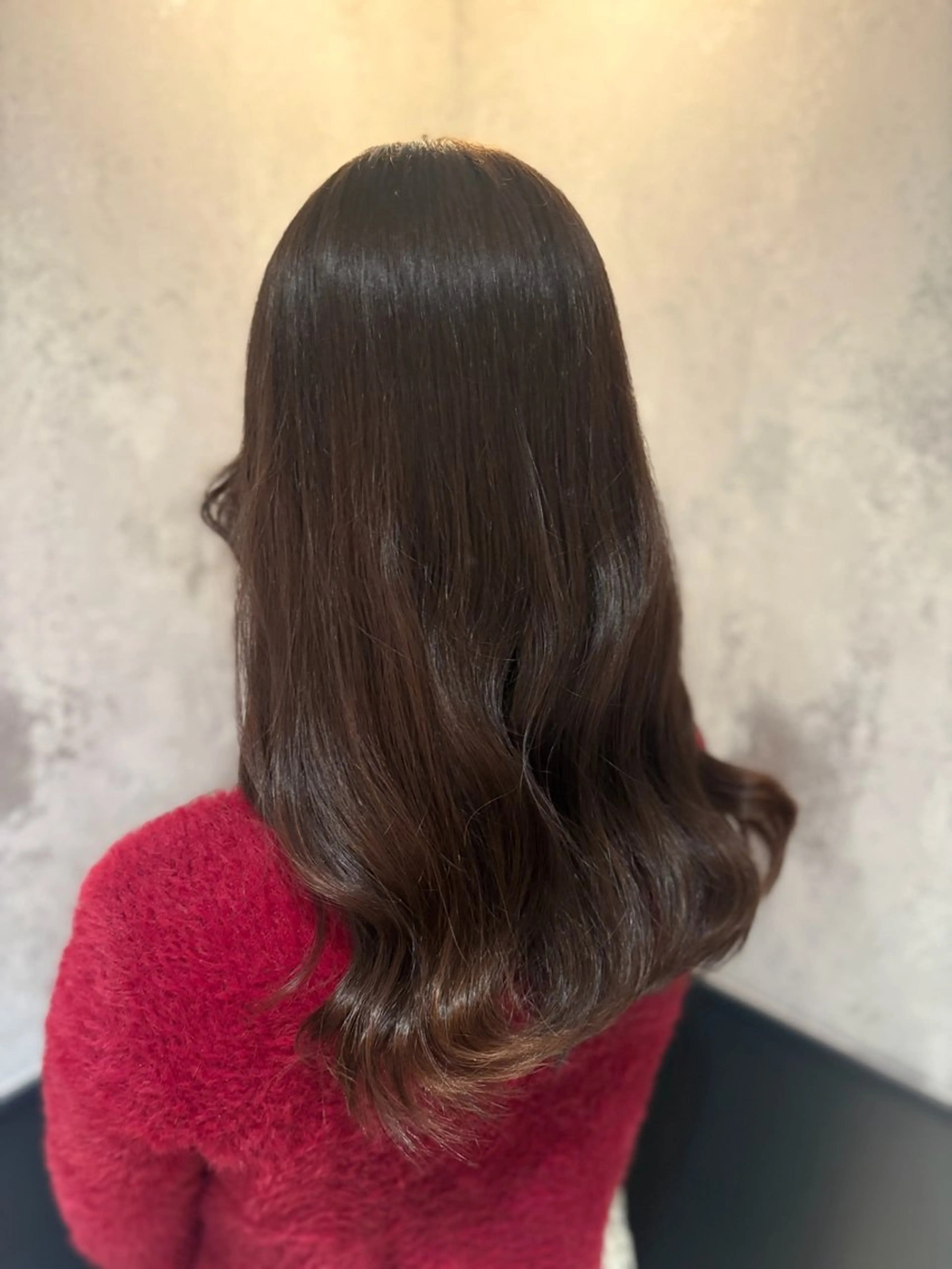 ミディアム ヘアカラー 向山 月雫のヘアスタイル