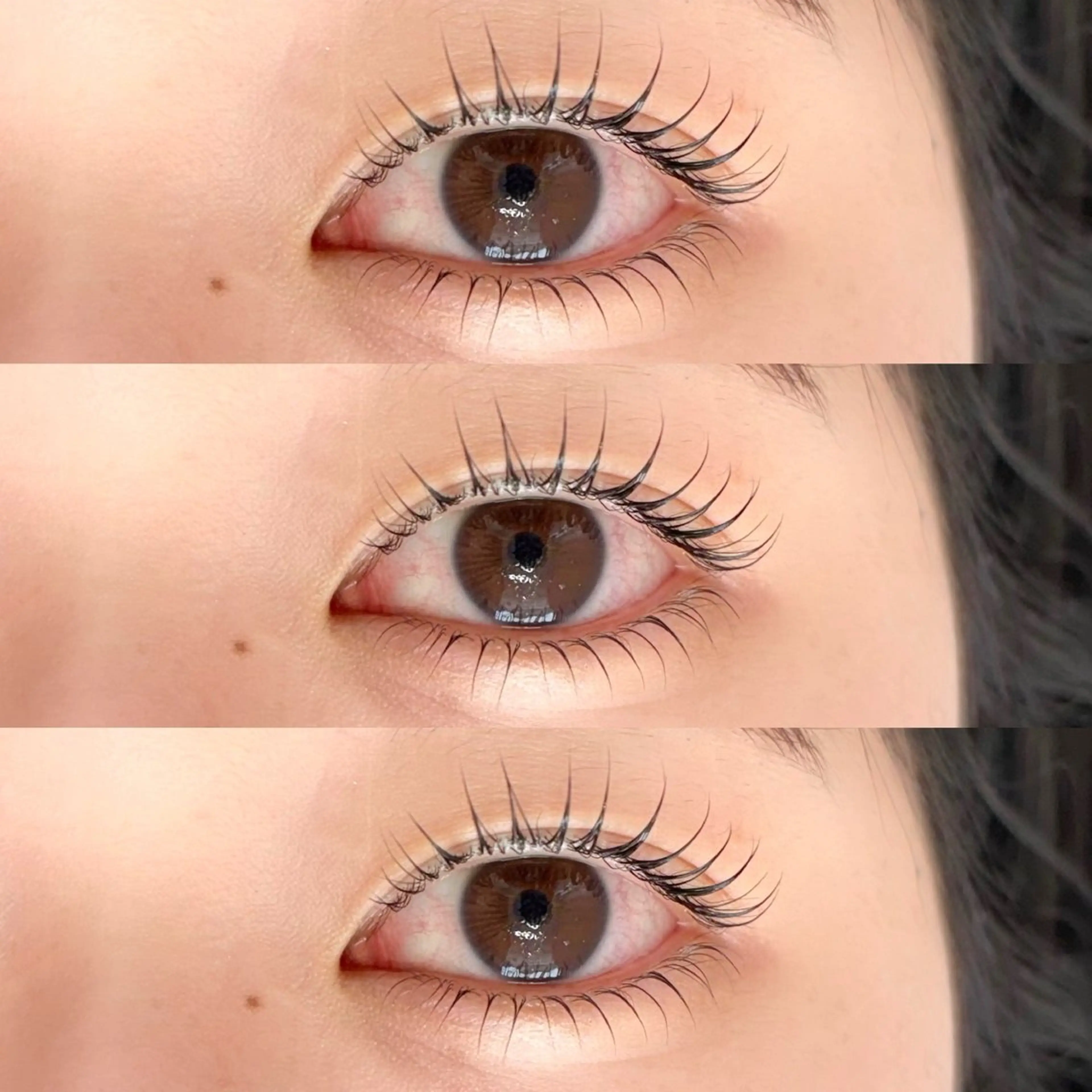 マツエク・マツパ 束感まつ毛 ナチュラル 下まつげエクステ マツパ meg .のマツエク・マツパデザイン