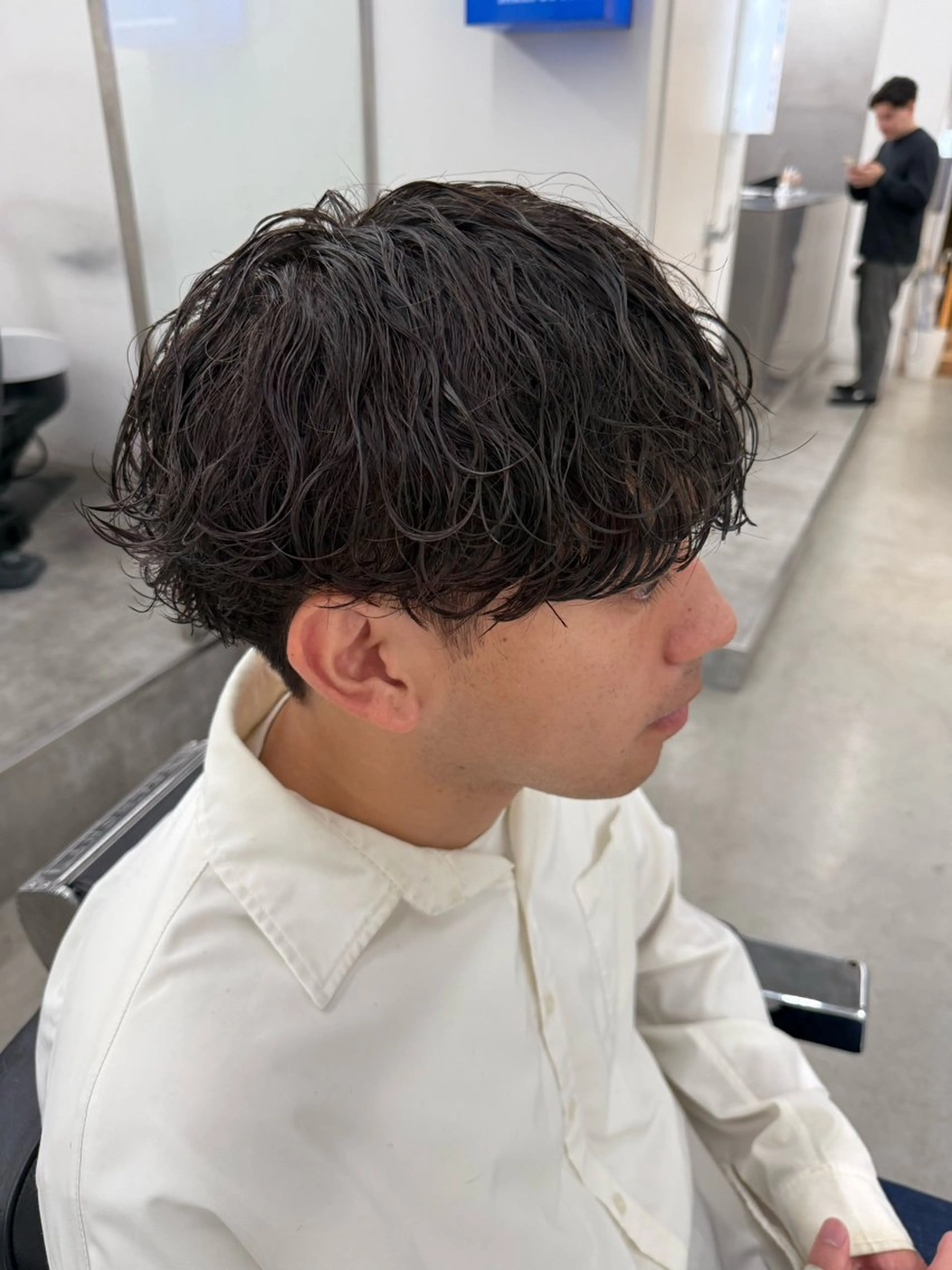 ショート パーマ メンズ カット パーマ トリートメント ヘアセット 亀井隆汰/メンズ専門 パーマ特化美容師のヘアスタイル