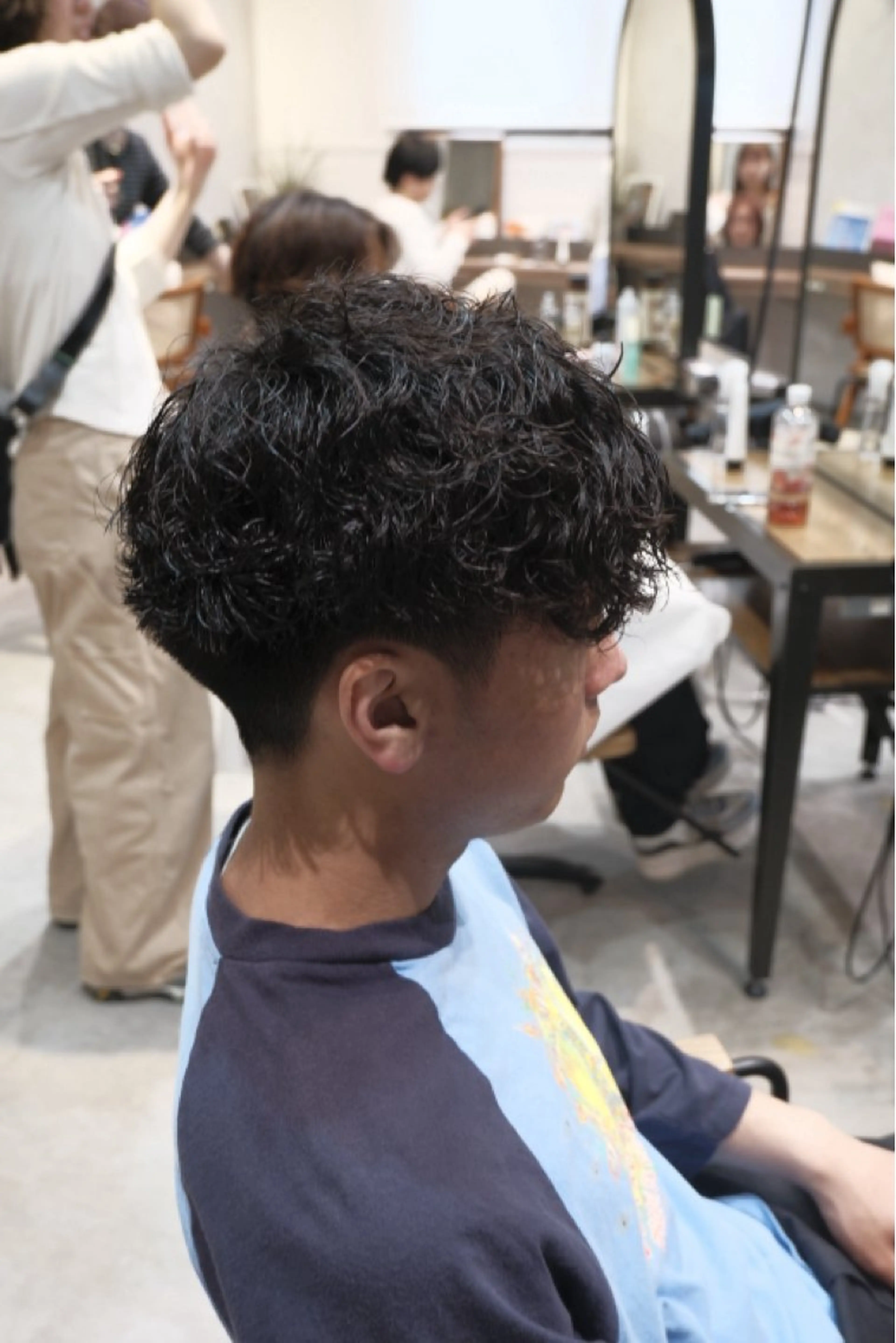 パーマ メンズ カット パーマ シャドウパーマ No.1うえちりくのヘアスタイル