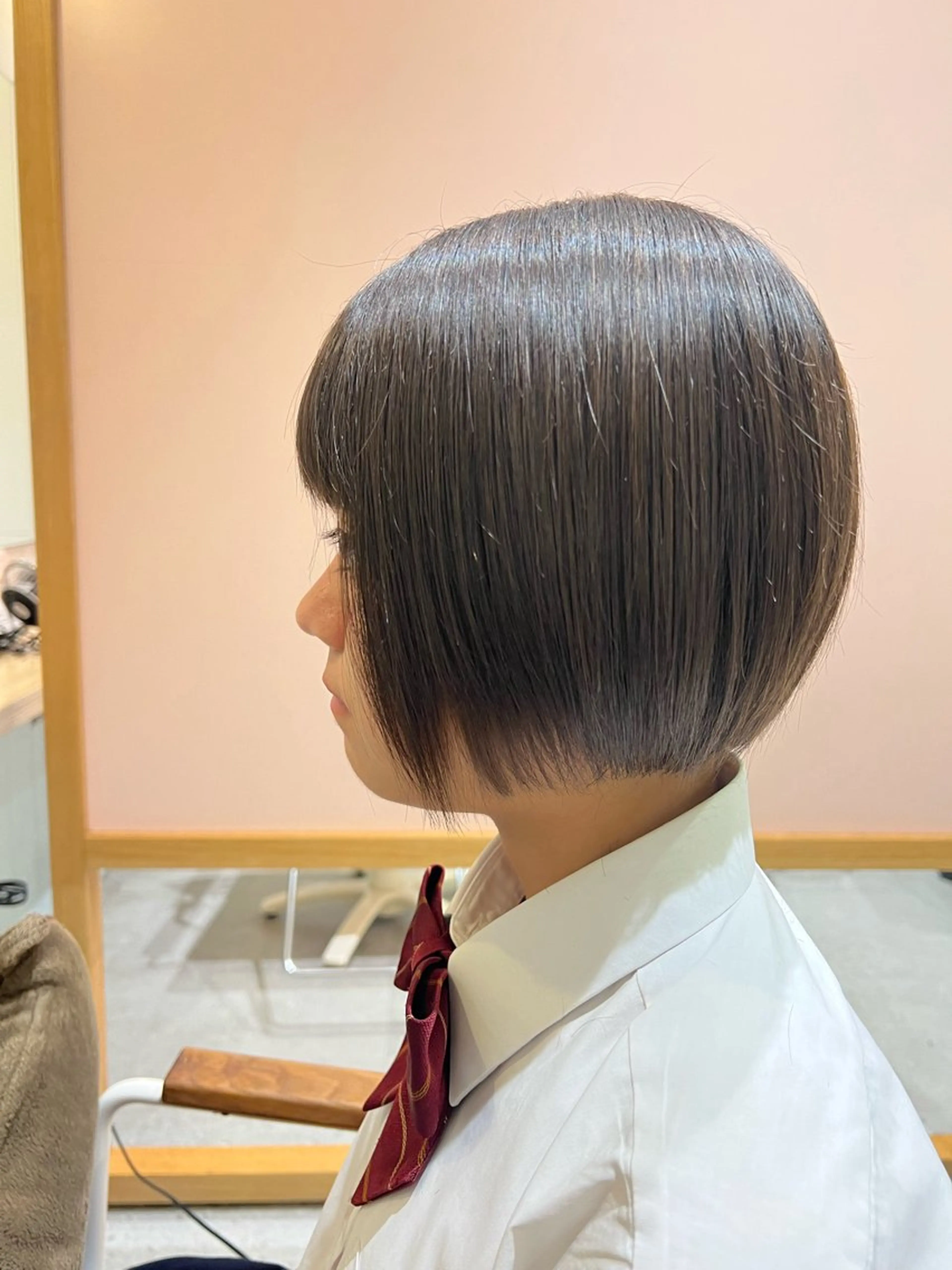 ショート ボブ 伸ばしかけ ショートヘア デジタルパーマ募集‪ 平木亜美‪のヘアスタイル