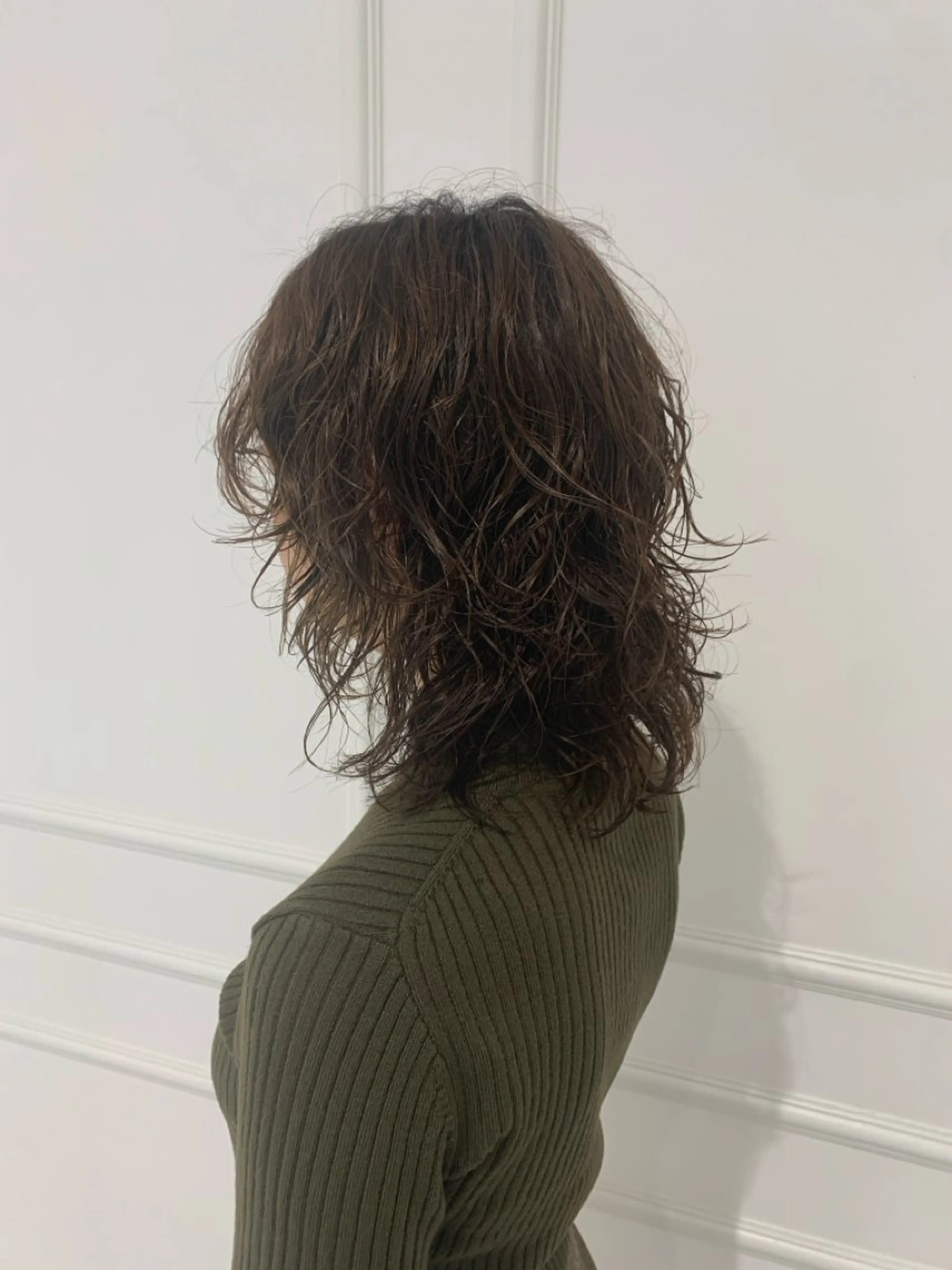 ミディアム パーマ なりたいを叶える /町野 朝哉のヘアスタイル