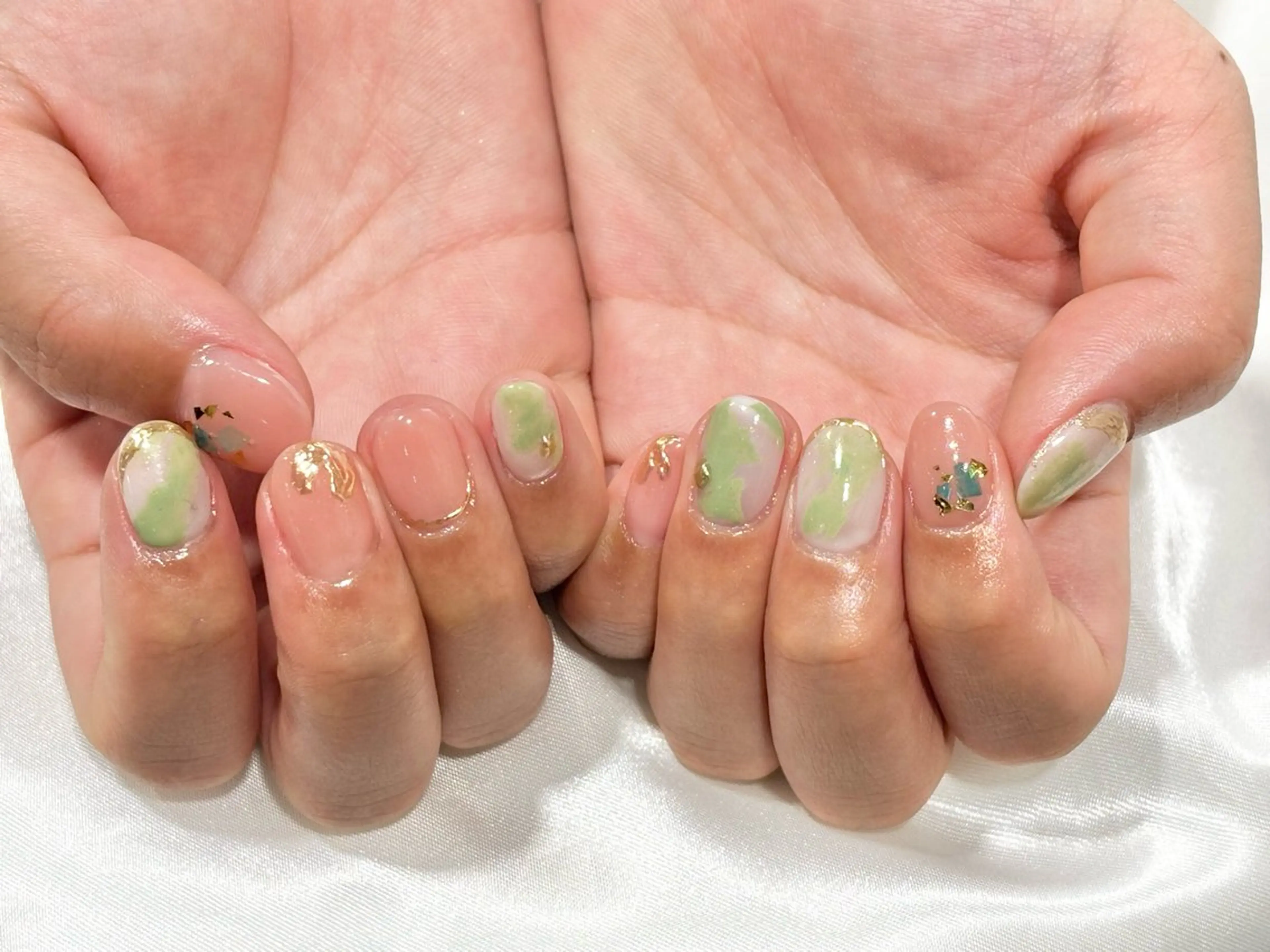 ネイル 持ち込み ハンドネイル nailsister まゆのネイルデザイン