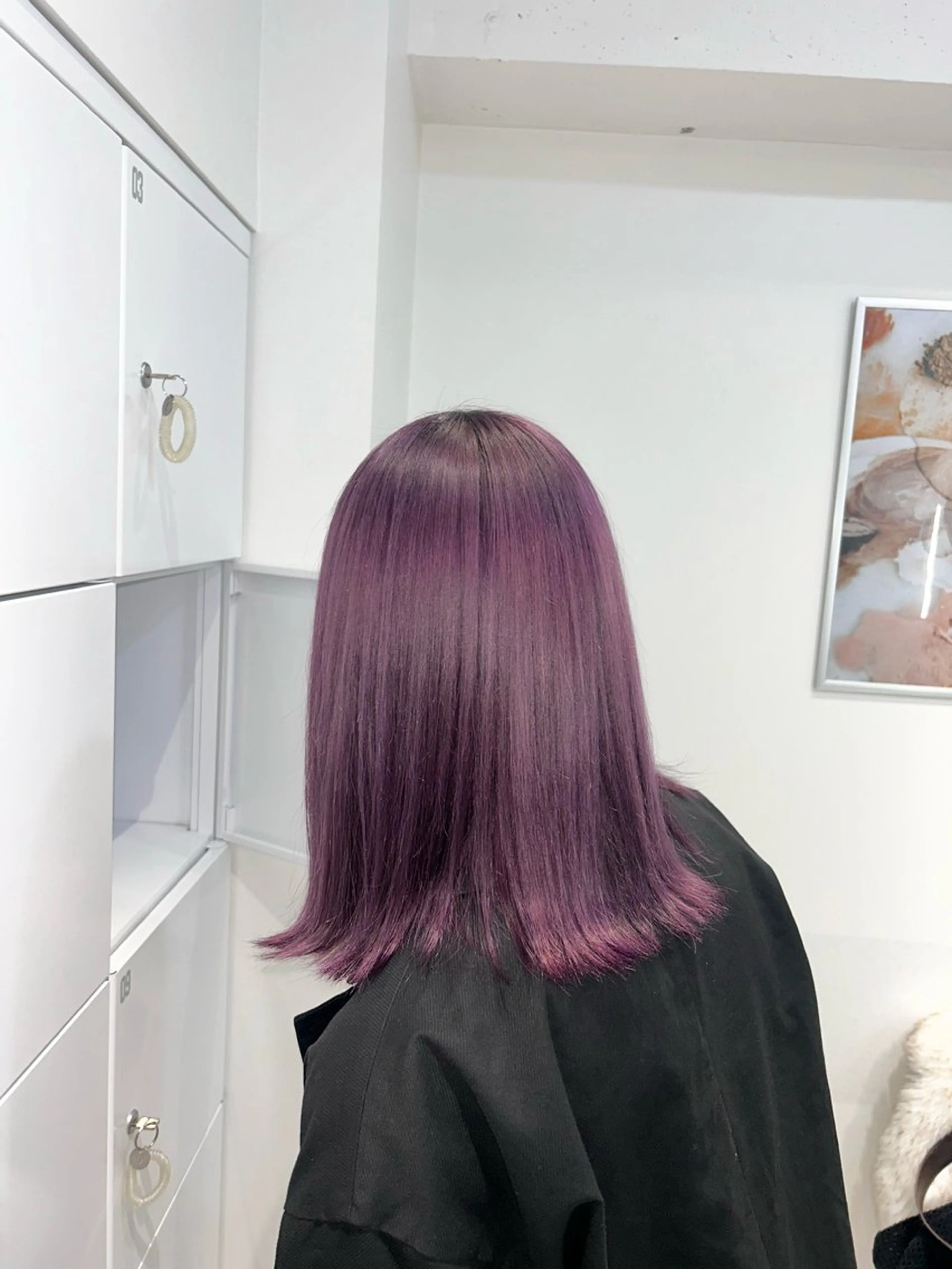 ミディアム sera 🎀海外ハイライトのヘアスタイル