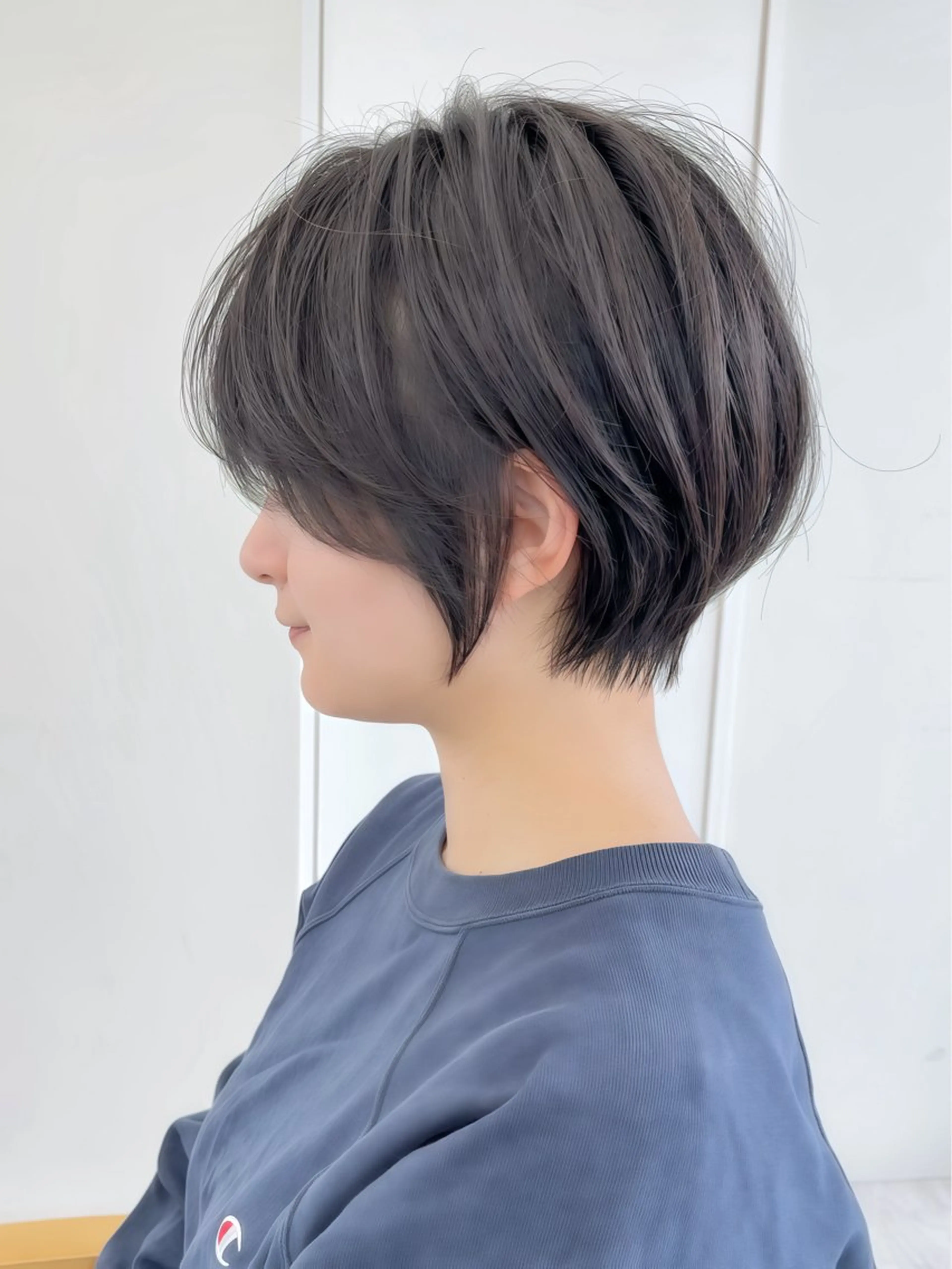 ショート ショートヘア 縮毛矯正 view NAGOYA所属・あゆ/縮毛 矯正/透明感カラーのヘアスタイル