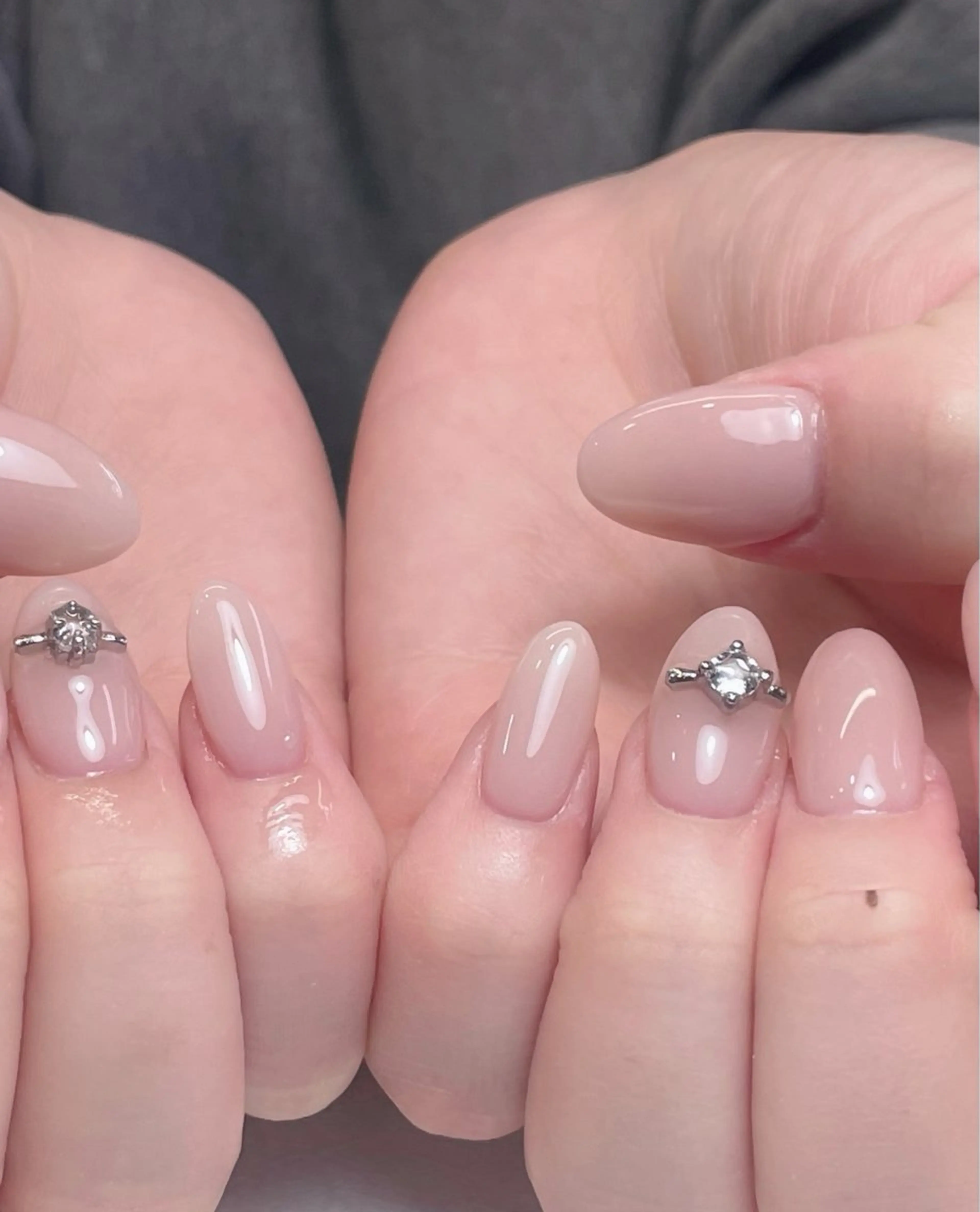 ネイル ジェルネイル マグネットネイル ニュアンスネイル ワンカラーネイル シンプルネイル 中野駅から2分 MEO NAILのネイルデザイン