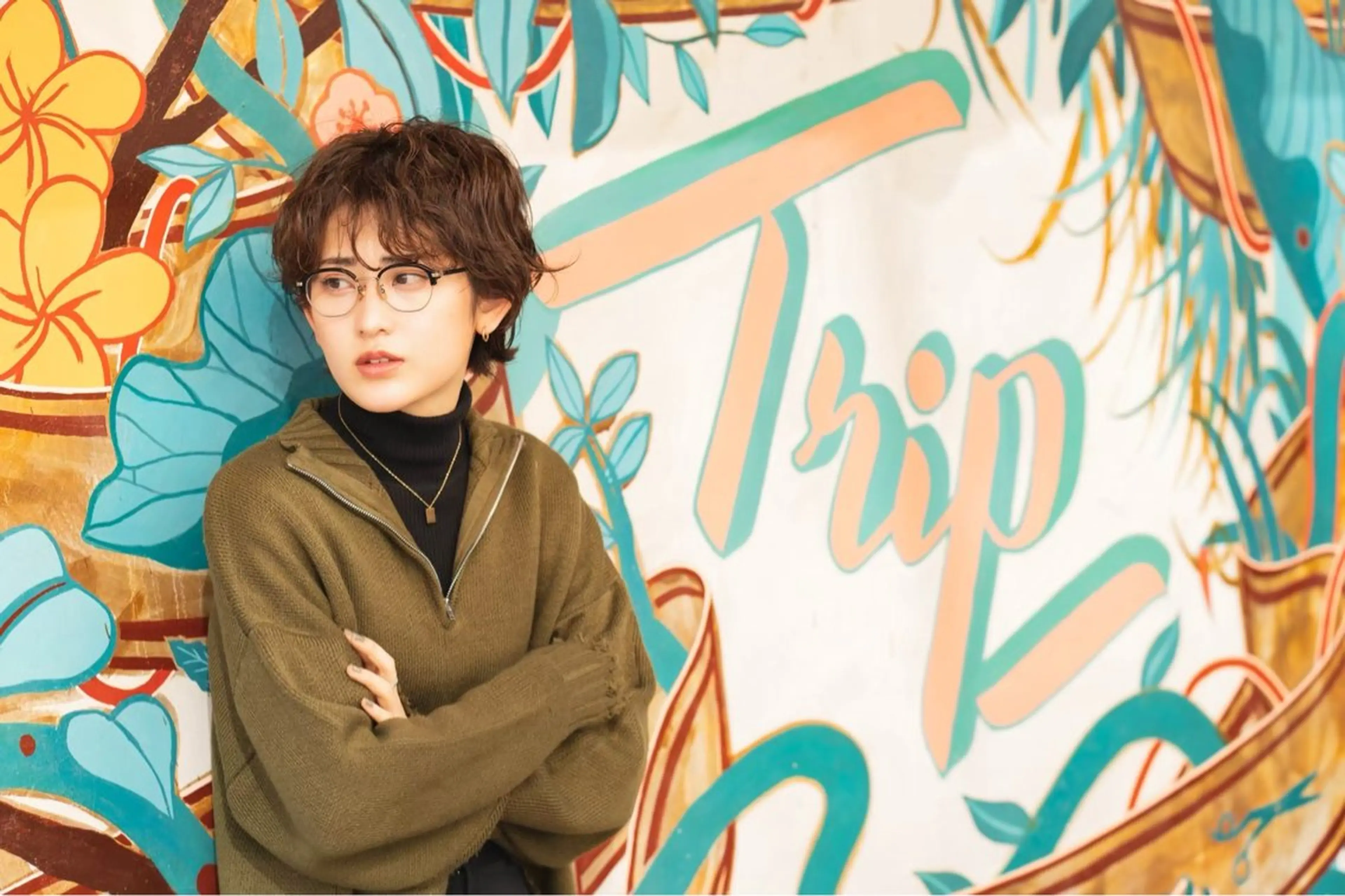 ショート パーマ trip kano.mikaのヘアスタイル