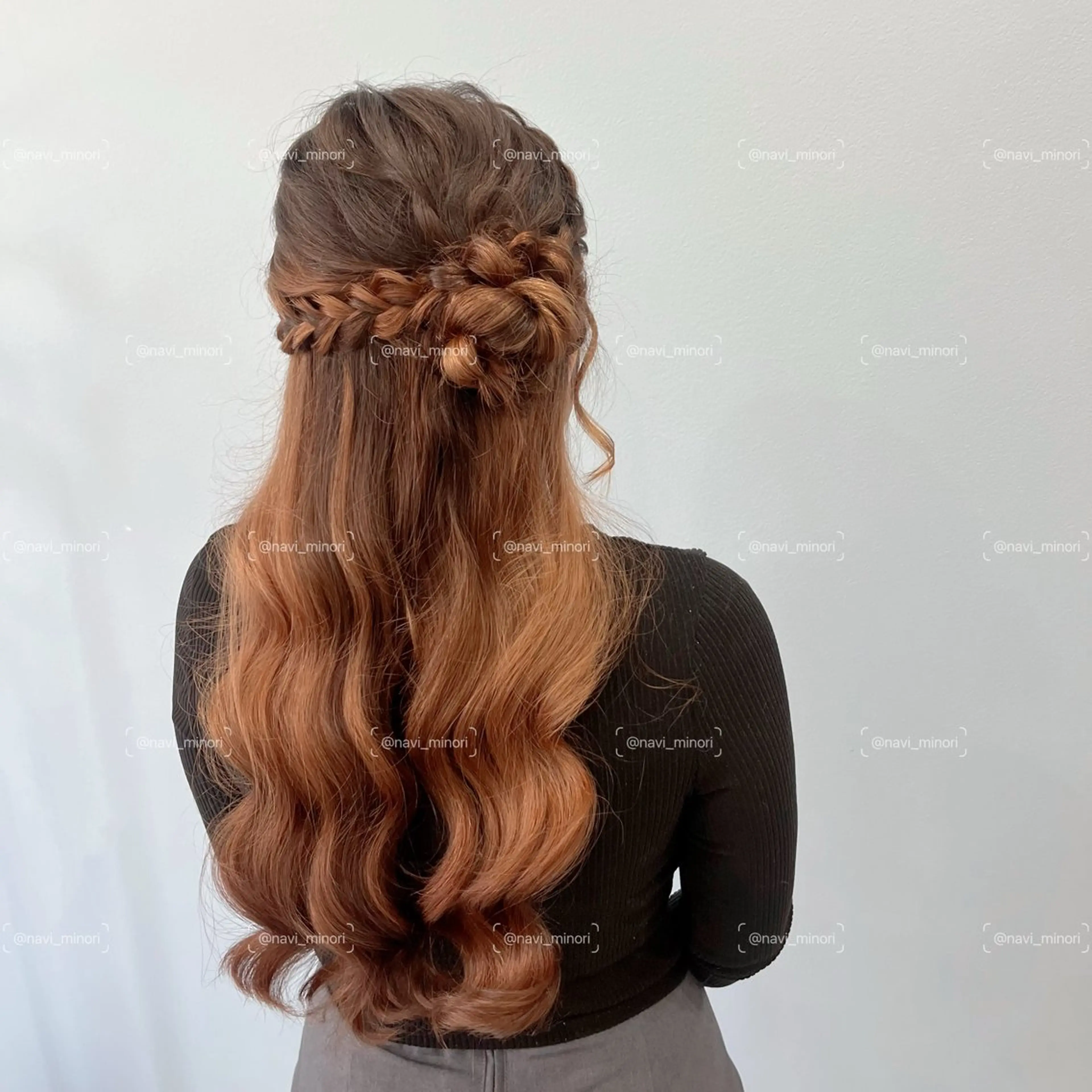 ロング ヘアアレンジ Hairset minoriのヘアスタイル