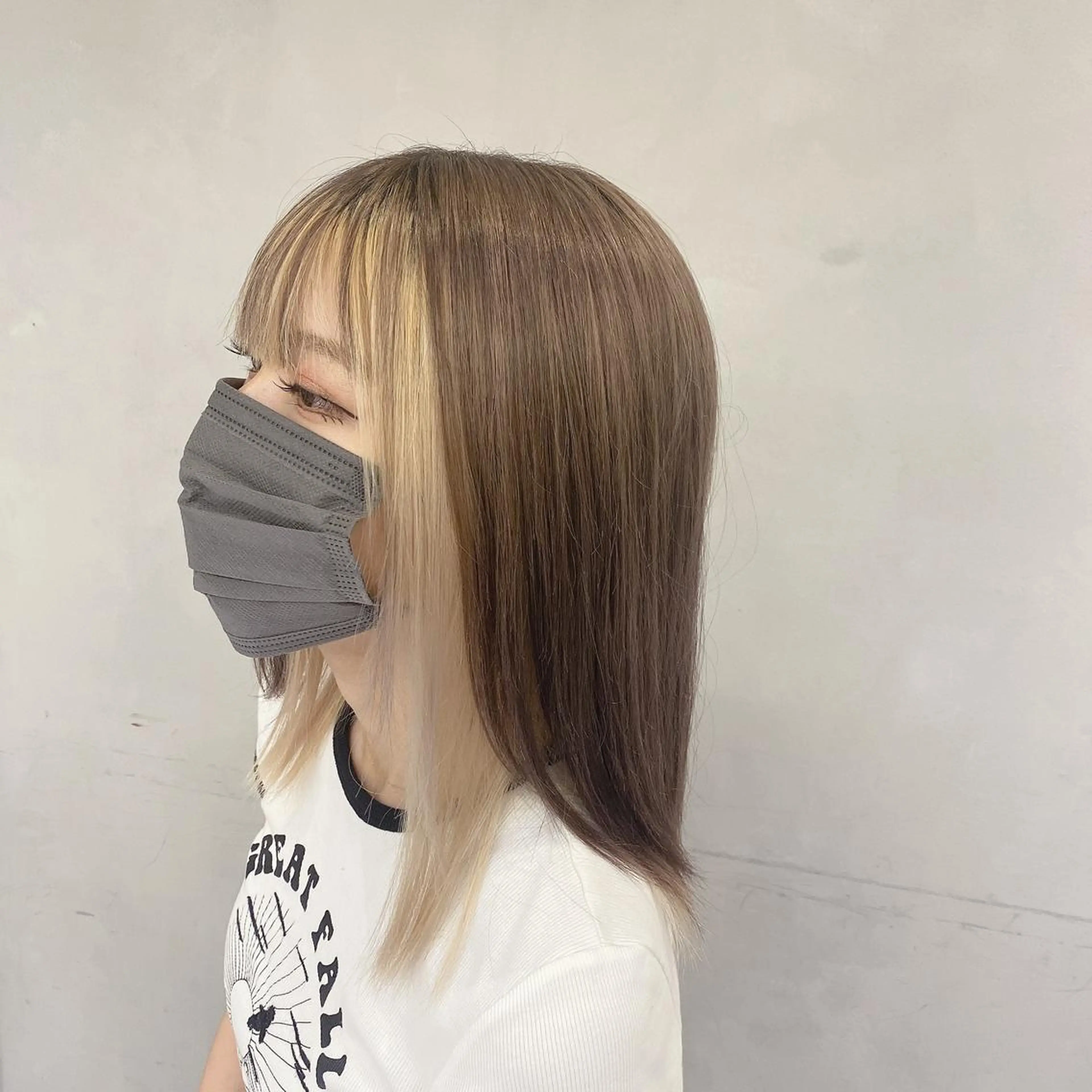 セミロング カラー 圧倒的クオリティのブ リーチ/Tomokiのヘアスタイル