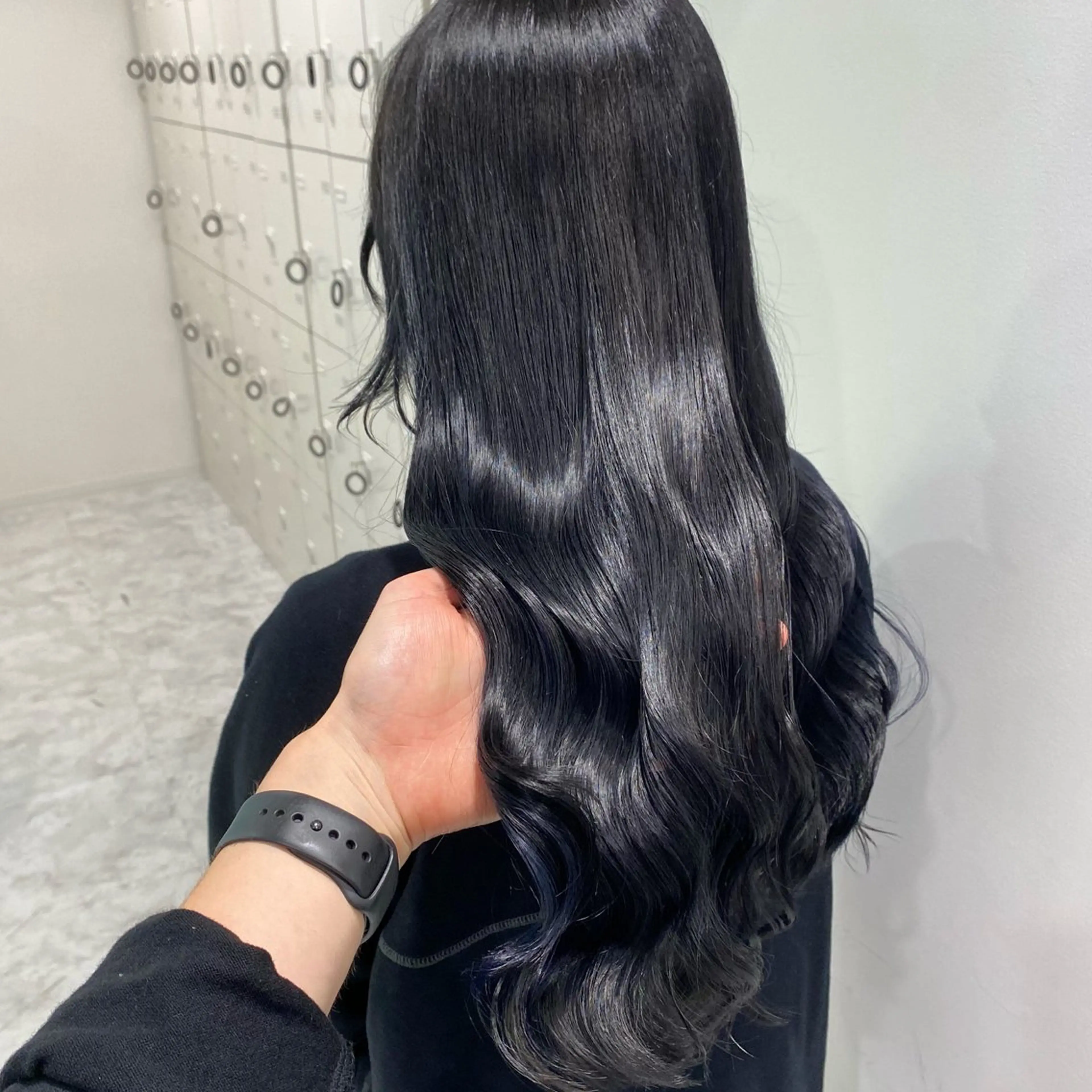 セミロング カラー ヘアカラー トリートメント ヘッドスパ ヘアセット 韓国風ベージュ🤎 赤みなし🌿横浜🤎のヘアスタイル