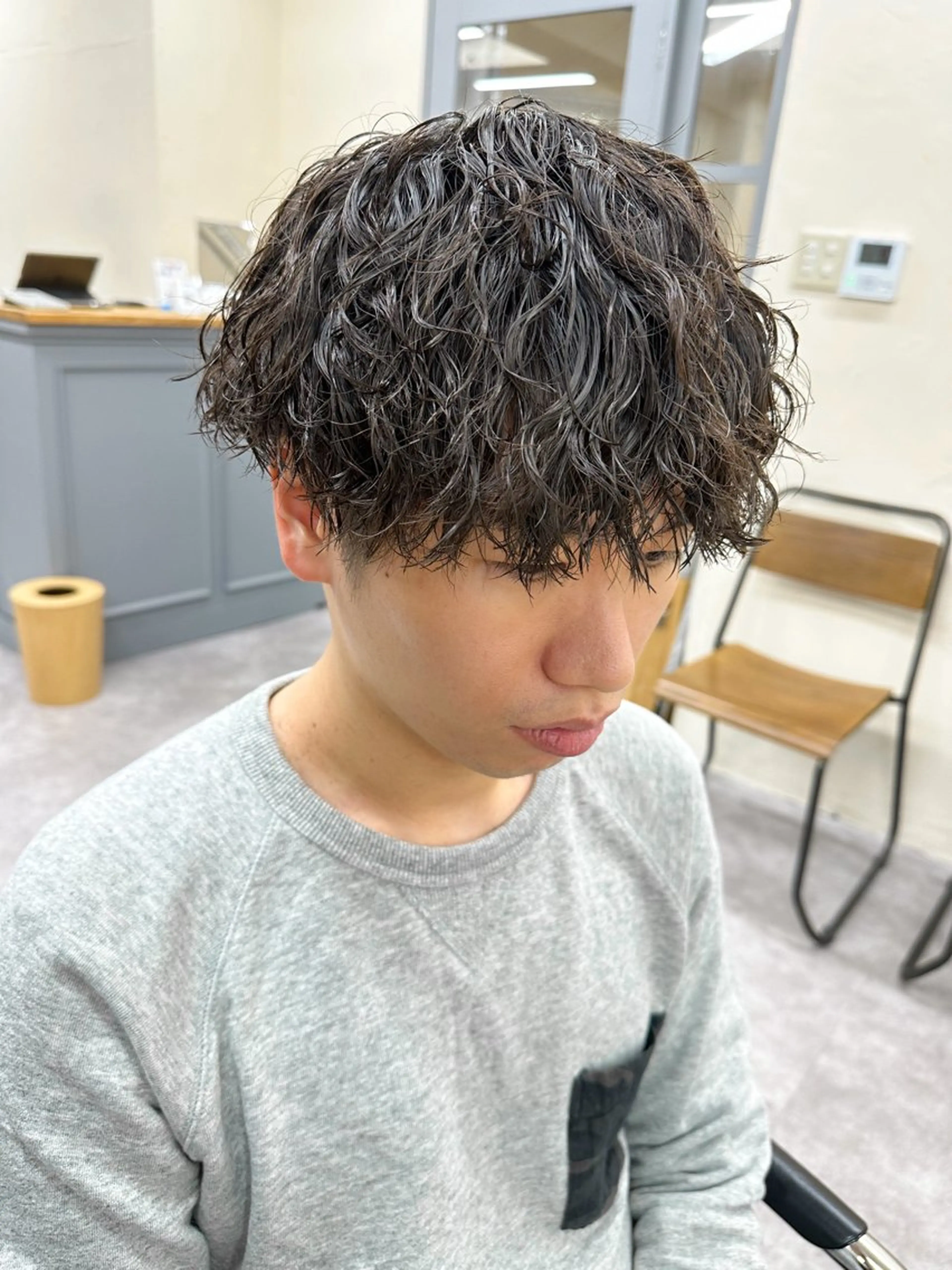 ショート パーマ メンズ メンズパーマ メンズ特化ryoのヘアスタイル