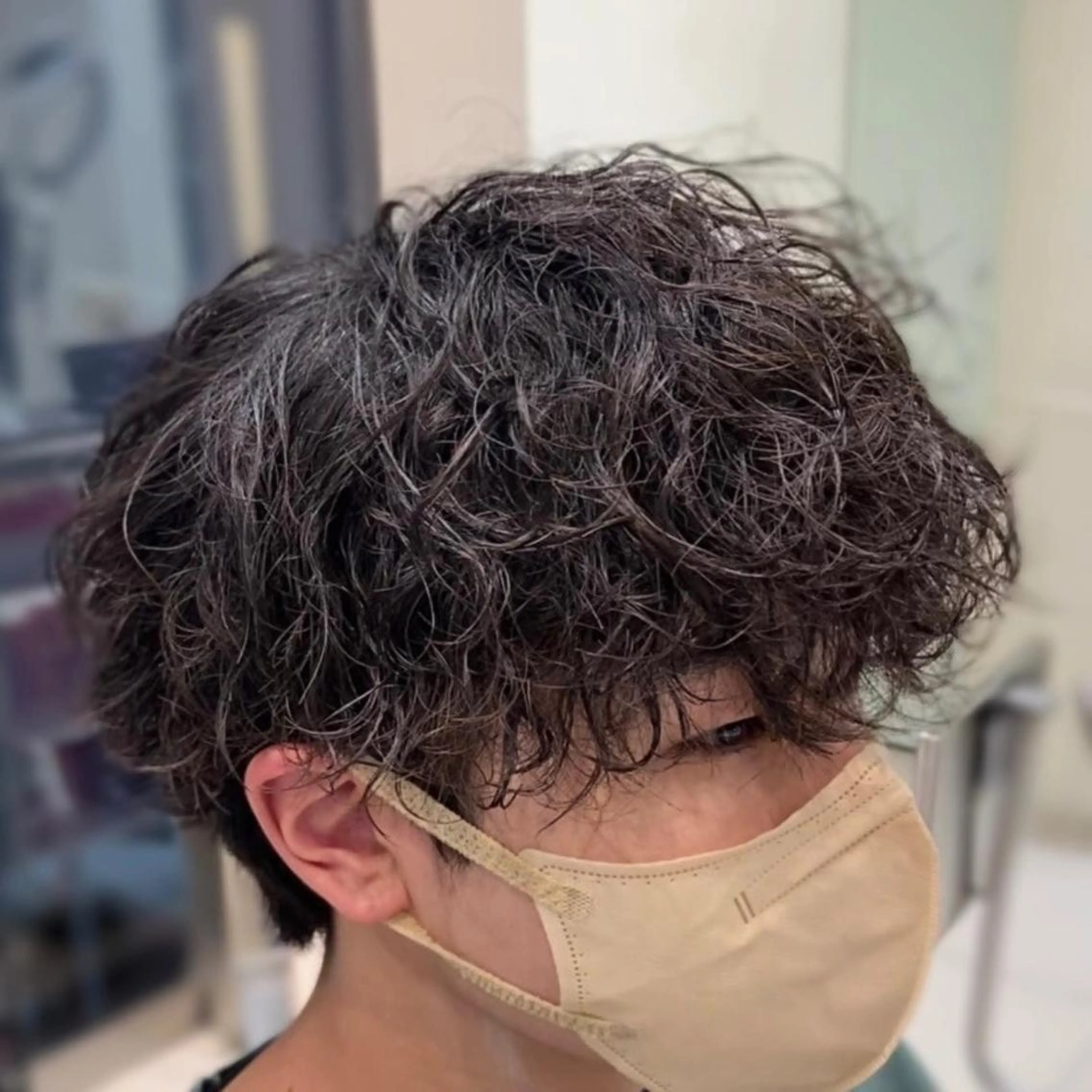 パーマ メンズ メンズパーマ カット パーマ トリートメント メンズ縮毛矯正 ♠️店長下平隼人のヘアスタイル