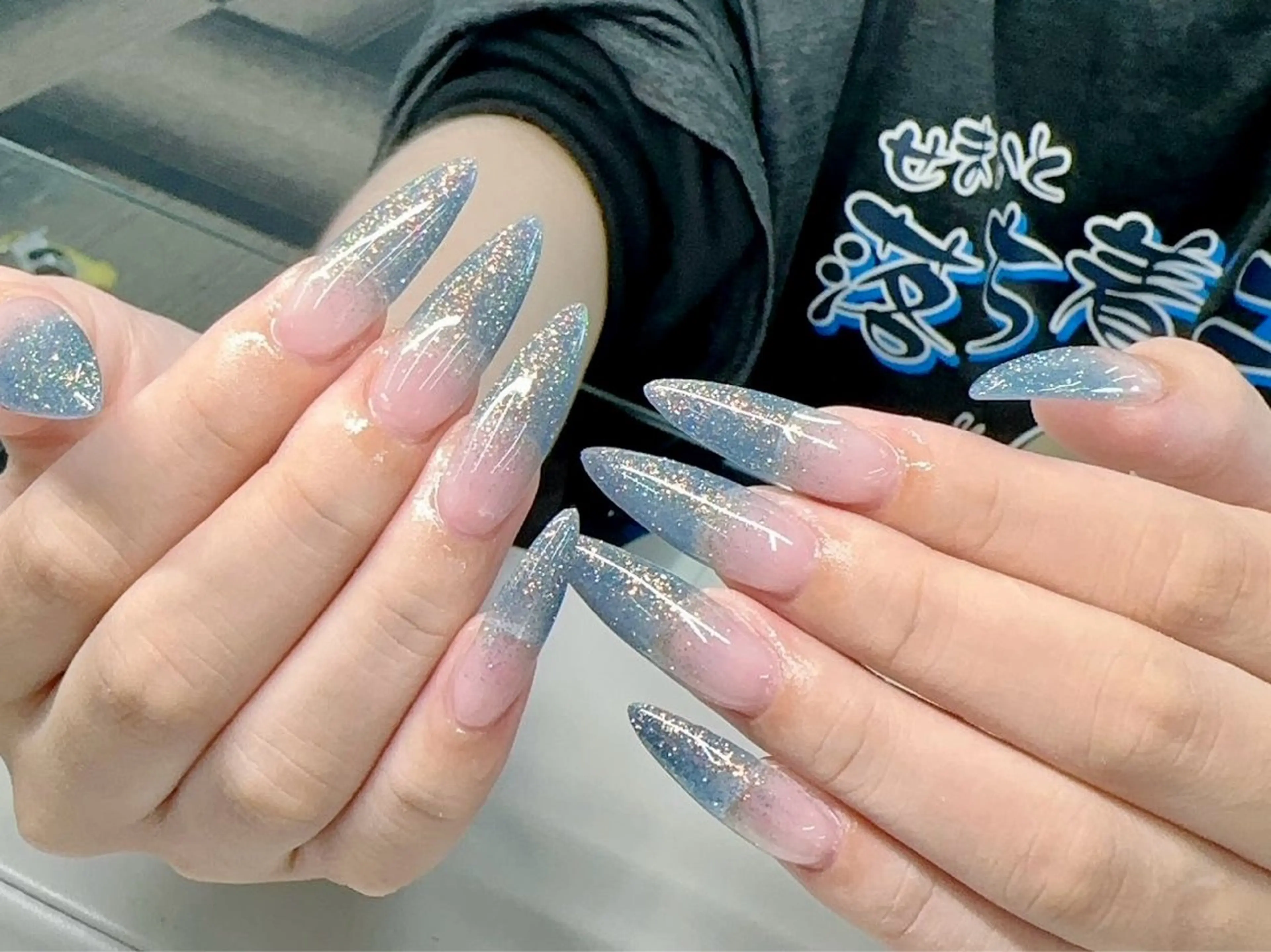 ネイル 長さ出し フットネイル フレンチネイル ジェルネイル ガーリー ハンドネイル フットネイル ハンドケア NYネイルサロン 千葉中央店のネイルデザイン