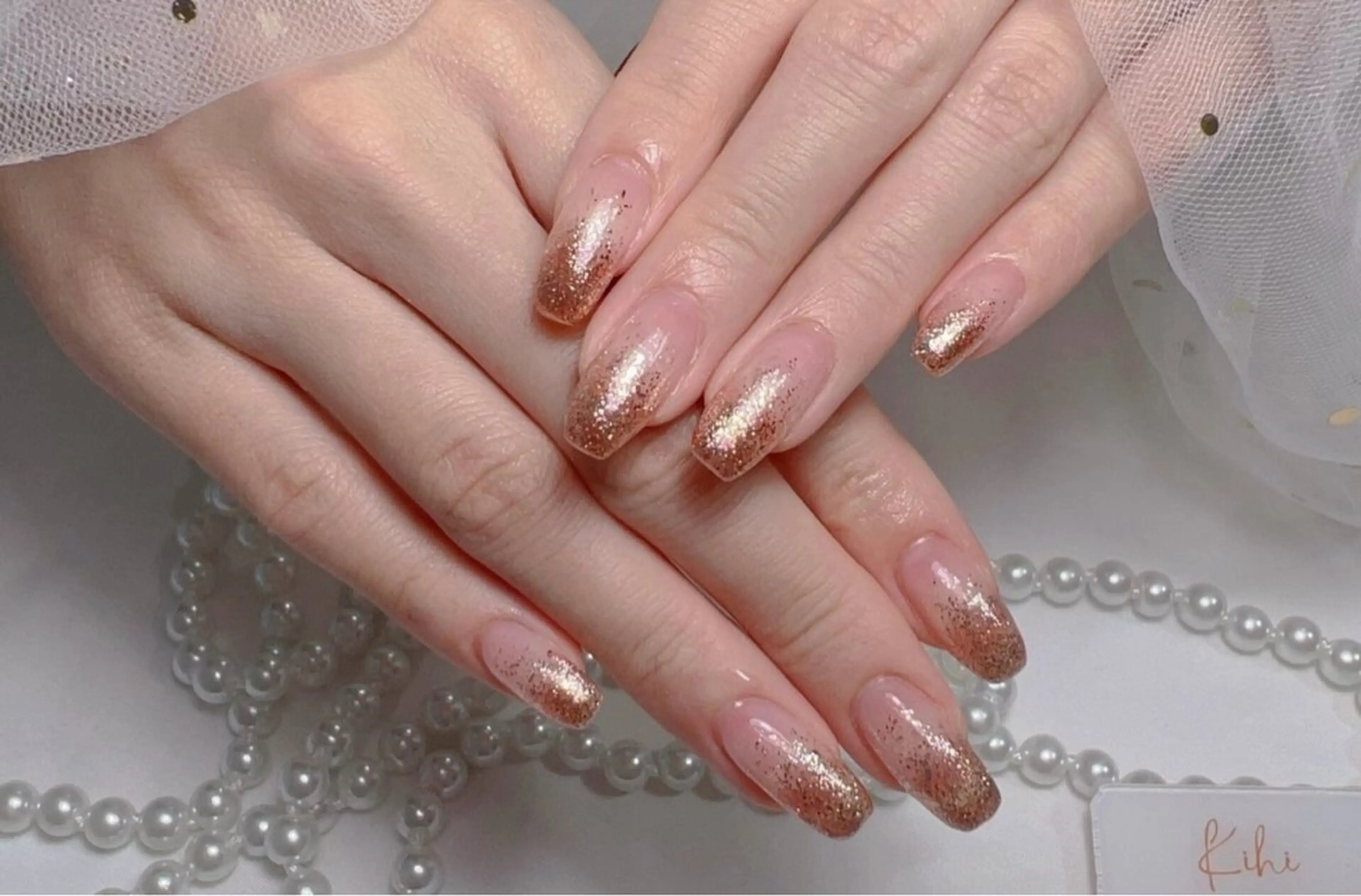 ネイル グラデーション ラメ(グリッター) ラメグラデーション Nail Salon kihi大塚店のネイルデザイン