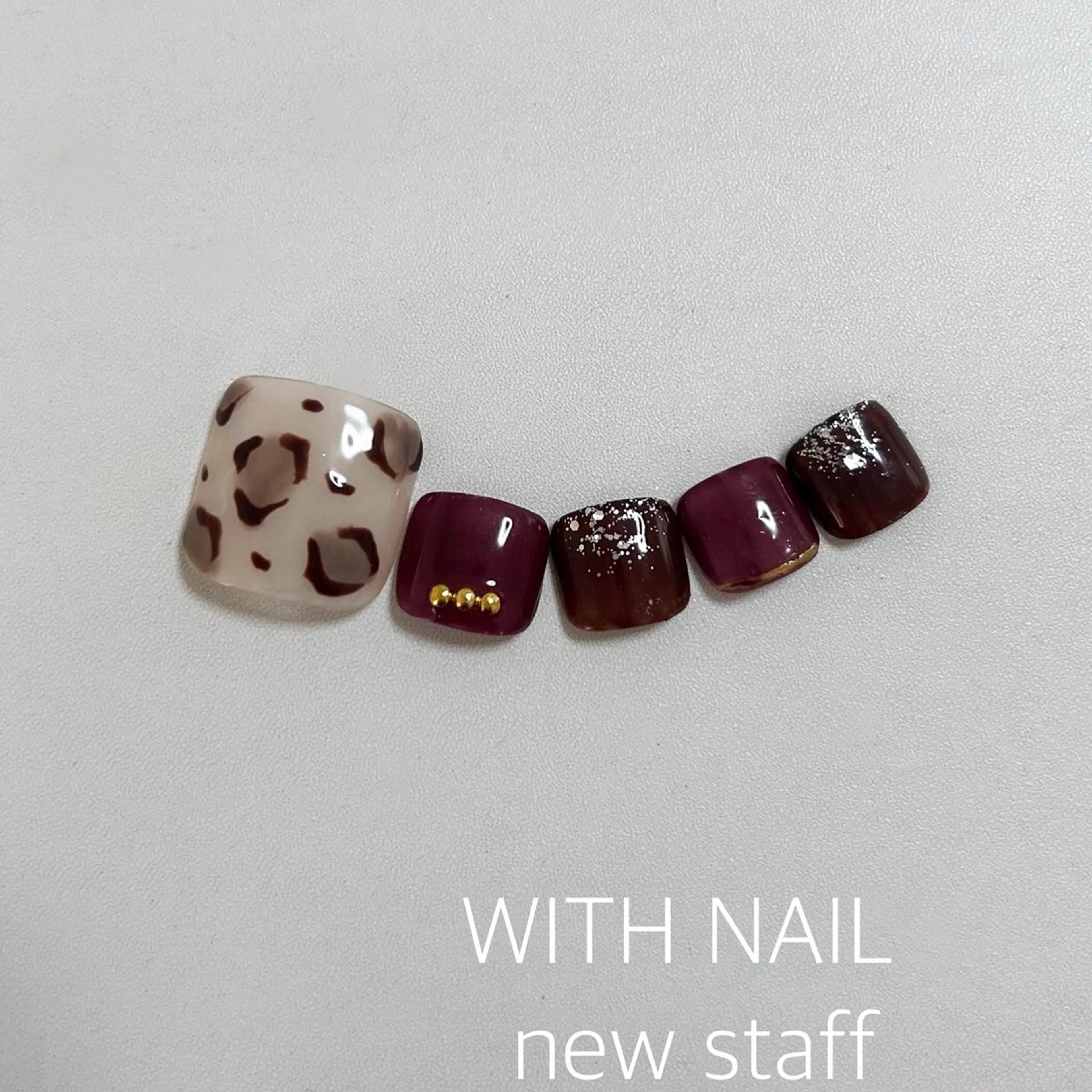 ネイル フットネイル WITH  NAIL ネイリストのネイルデザイン