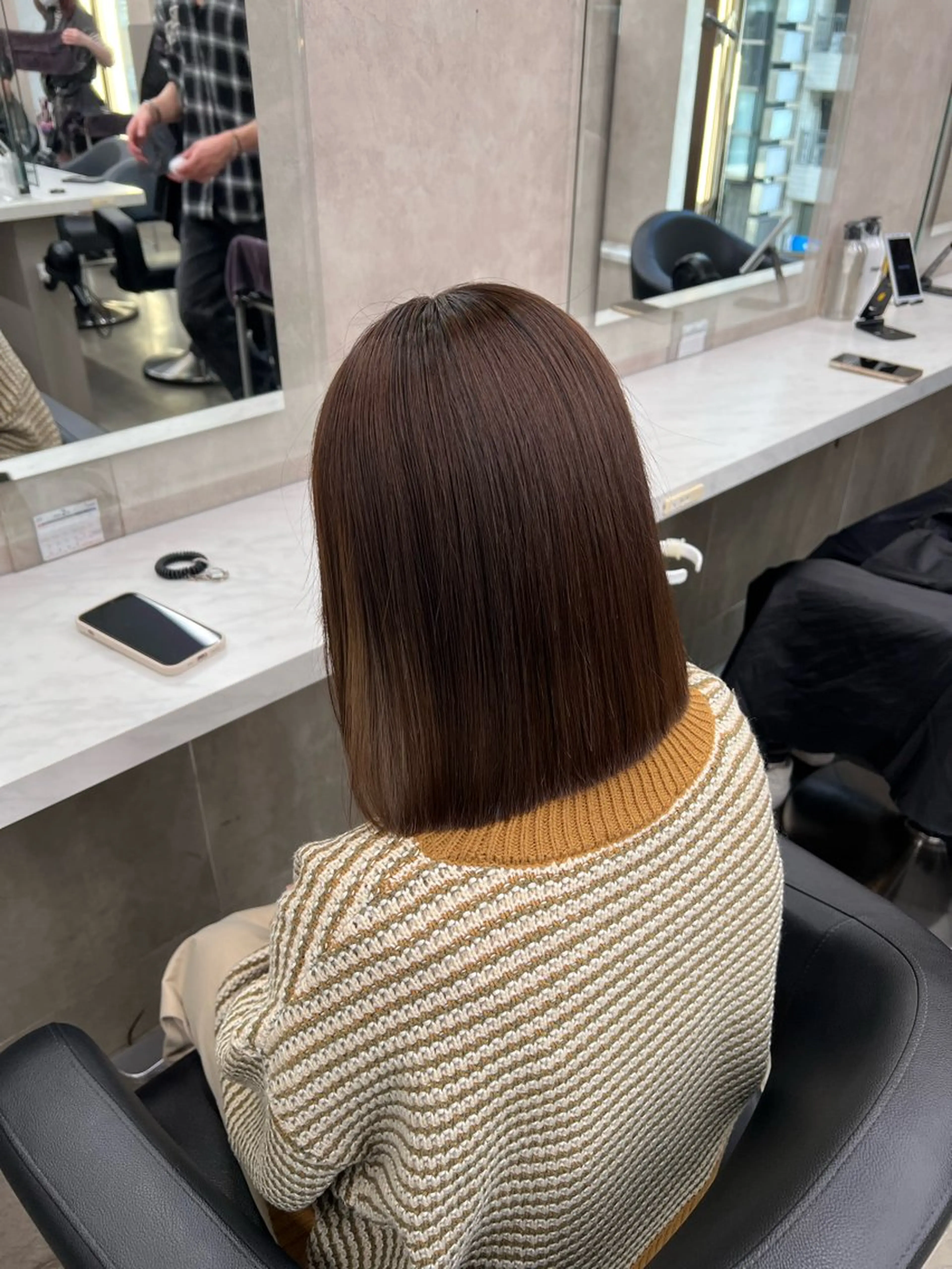 ミディアム カラー 💖札幌カラー 指名No.1💖玲奈のヘアスタイル