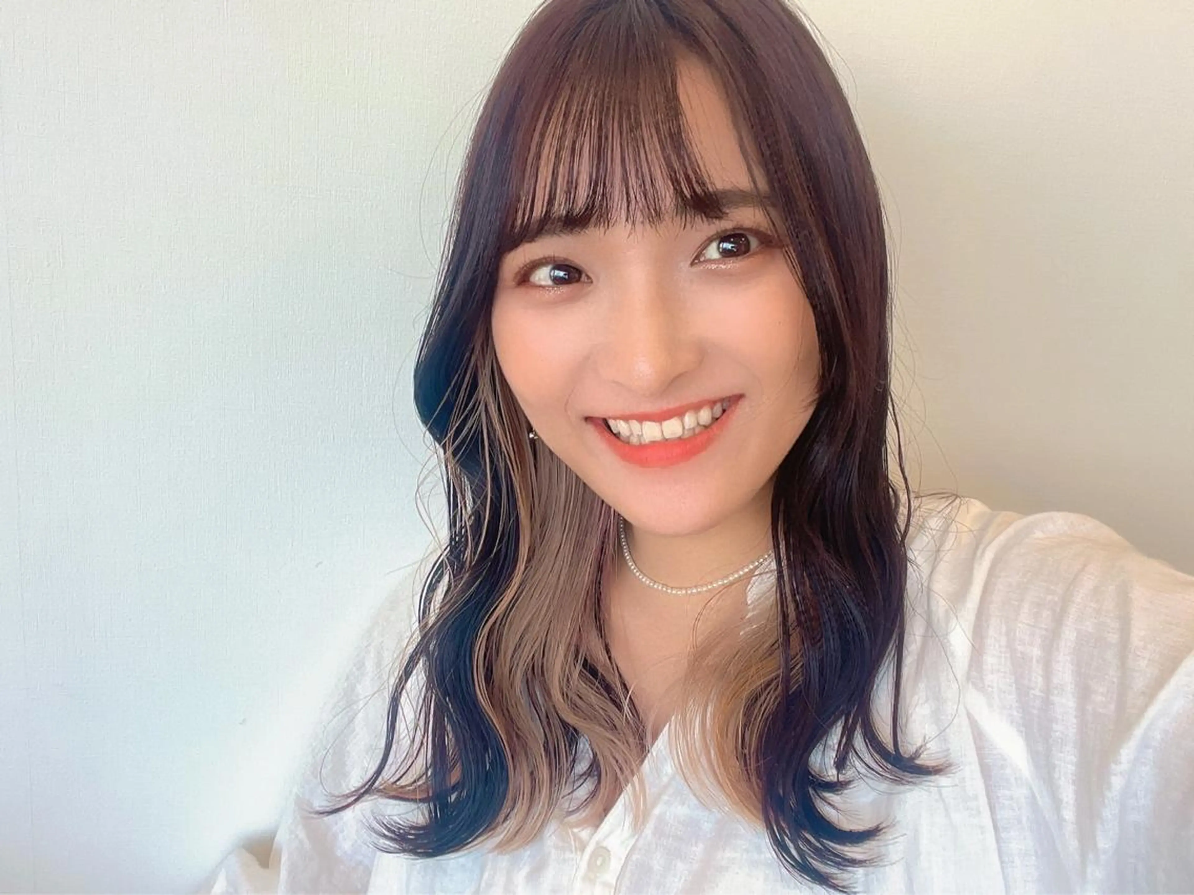 ミディアム カット ヘアカラー トリートメント 山崎/ボブ縮毛矯正 レイヤー髪質改善のヘアスタイル