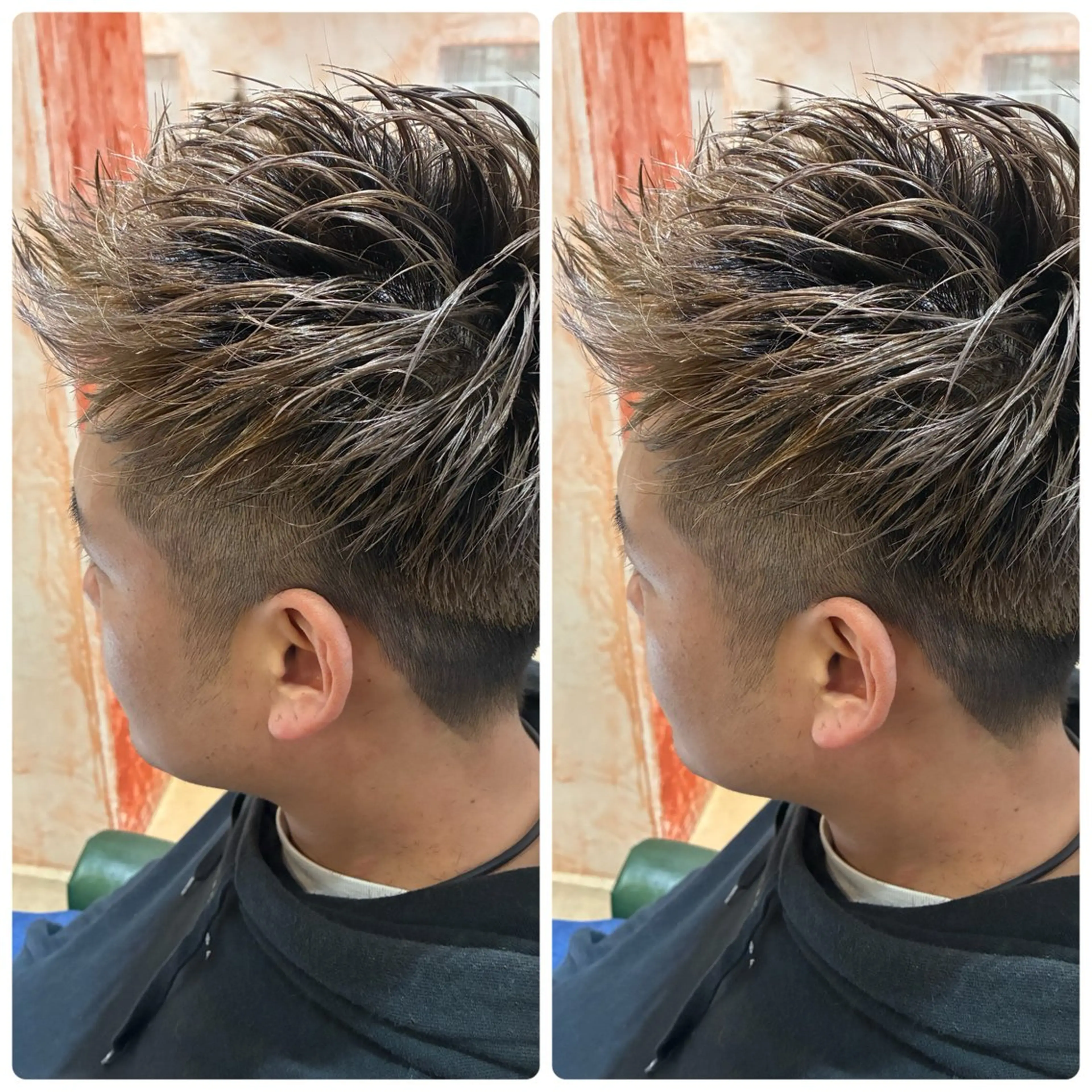 ショート ヘアカラー おおやま たくみのヘアスタイル