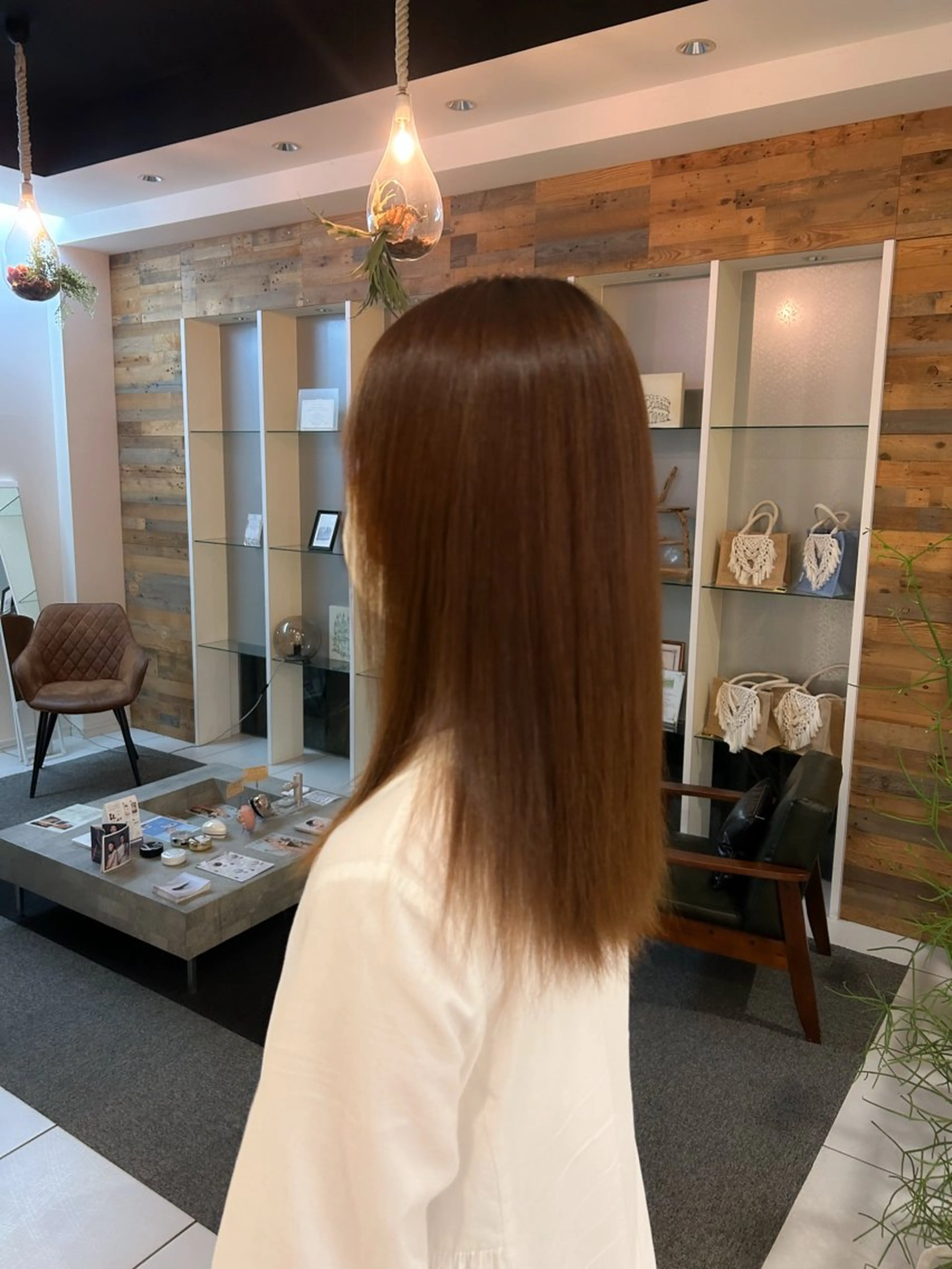 ロング 縮毛矯正 髪質改善/ストレート パーマ長久手/ひかるのヘアスタイル