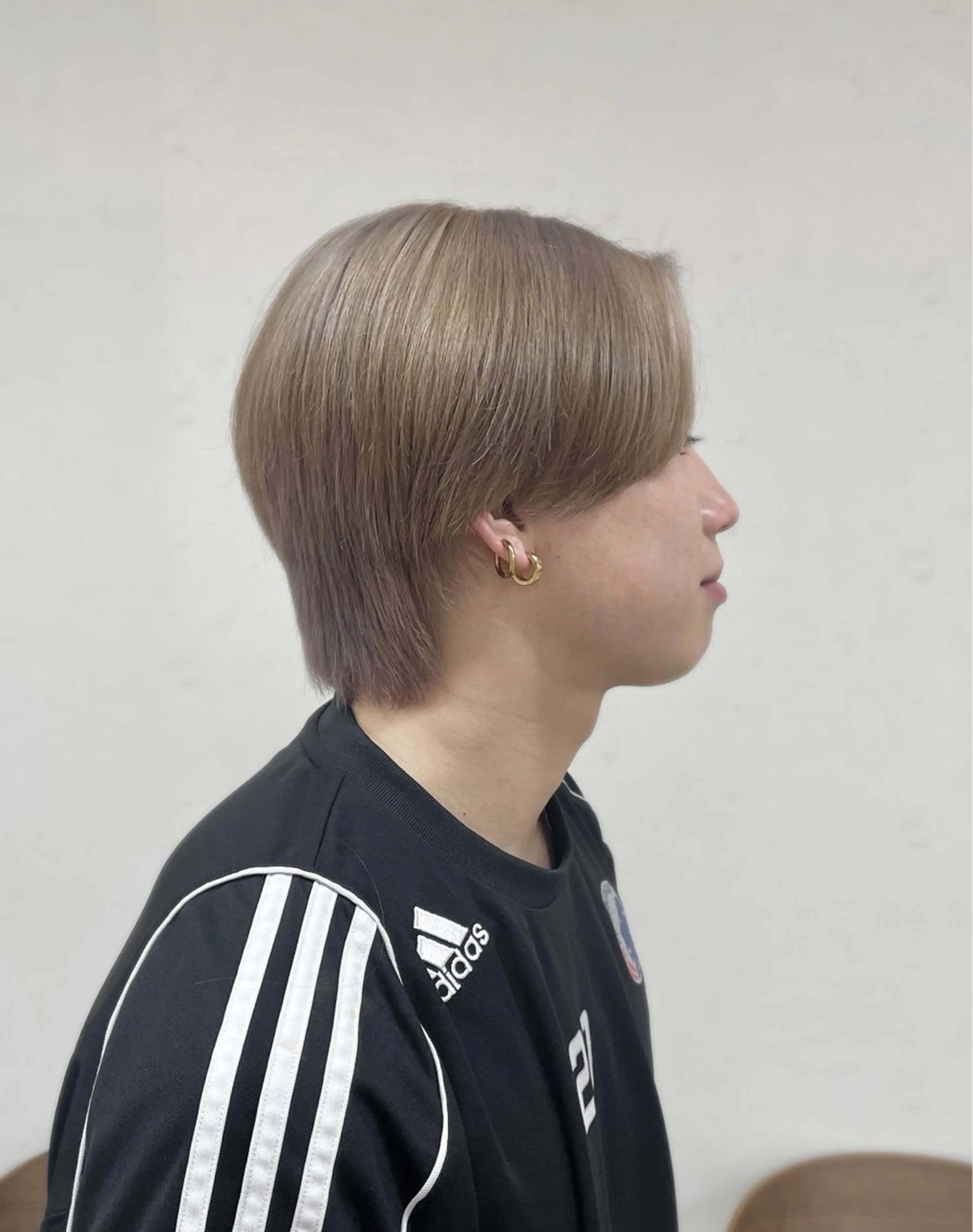 ショート カラー メンズ キッズ メンズブリーチ ベージュカラー ブリーチ ヘアカラー トリートメント Aoi /Lamp柏 /髪質改善🪐のヘアスタイル