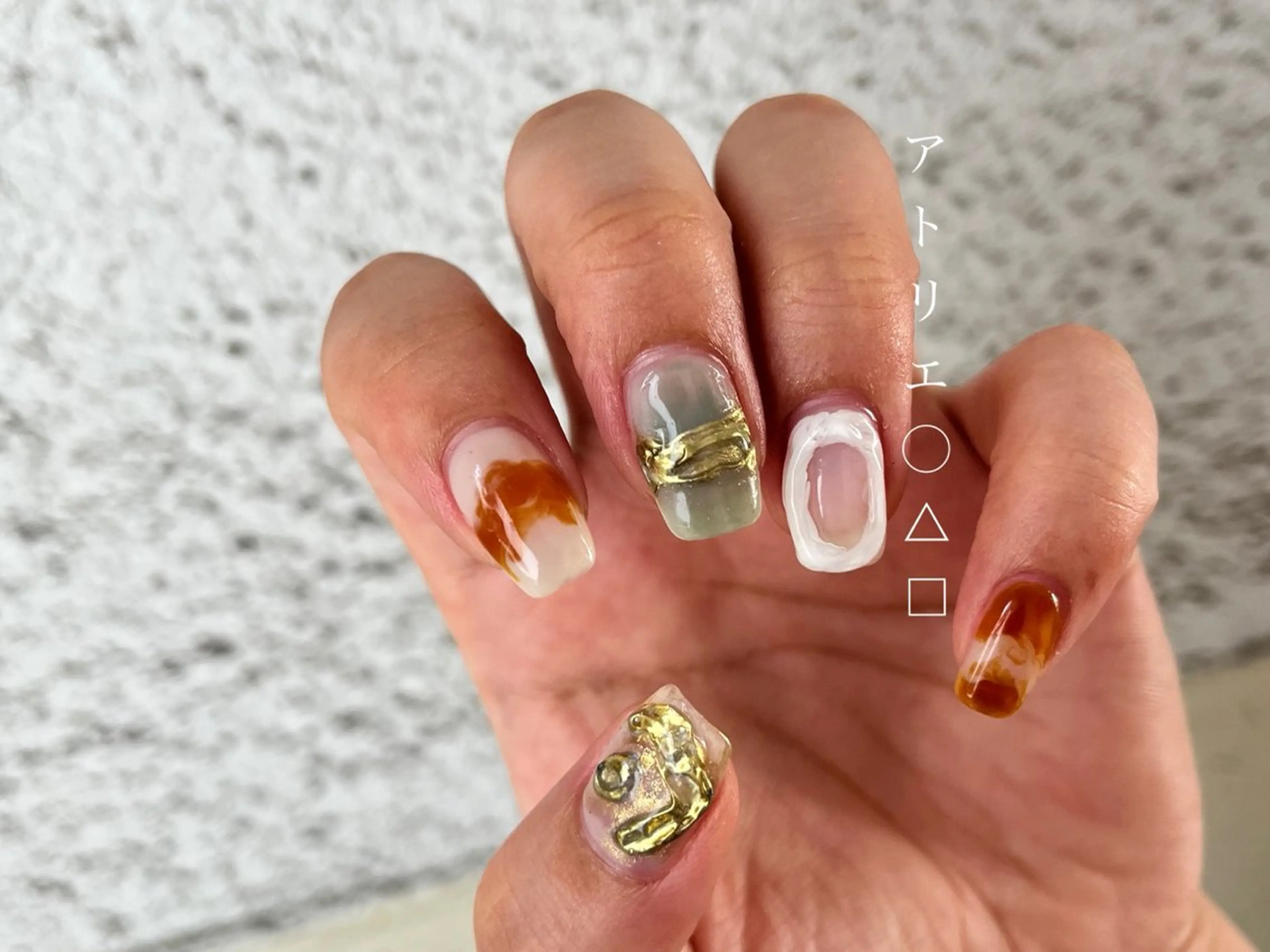 ネイル ハンドネイル アトリエ ○△□のネイルデザイン