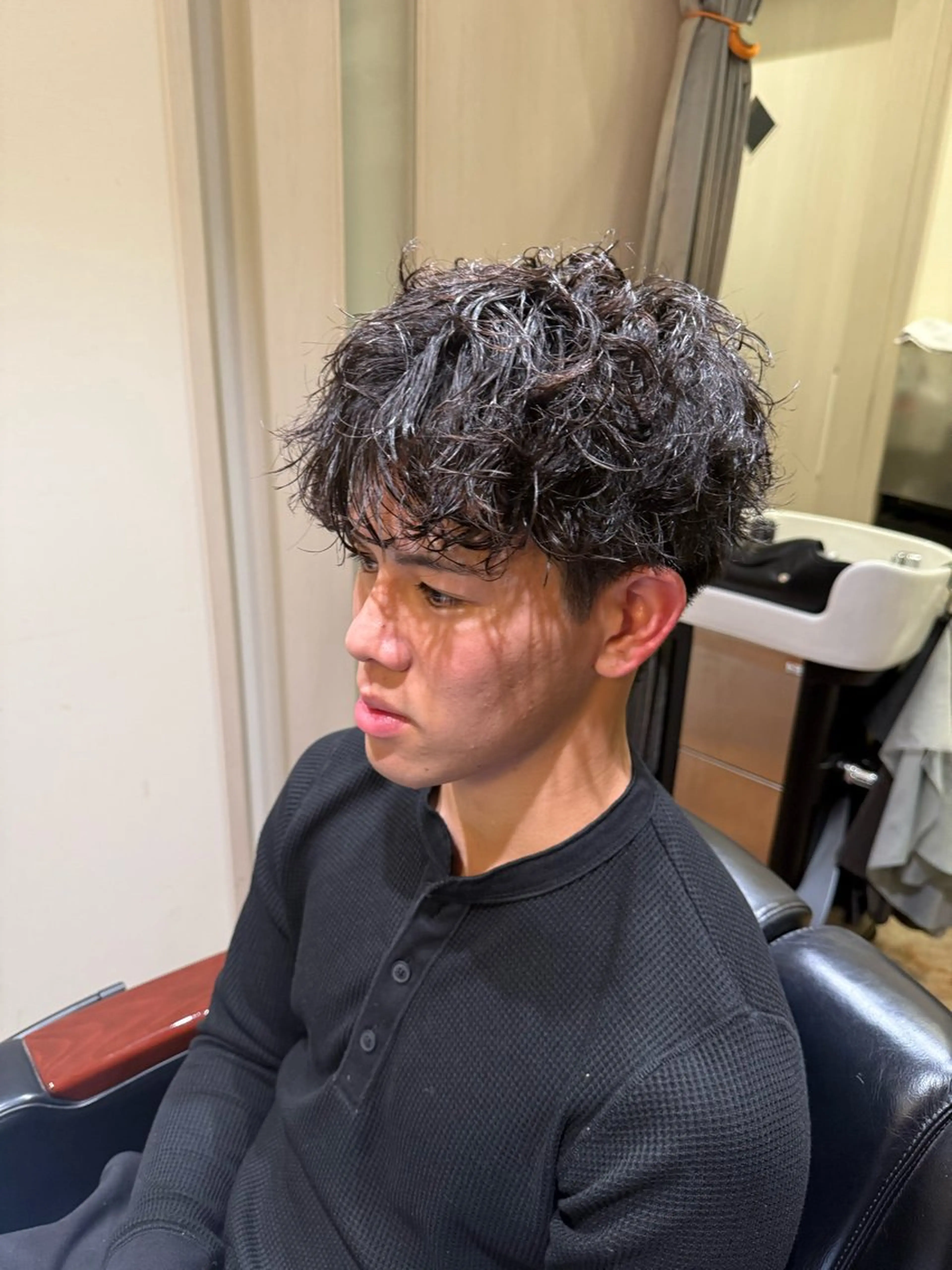 ミディアム ミディアムパーマ カット パーマ 柳澤 拓海のヘアスタイル