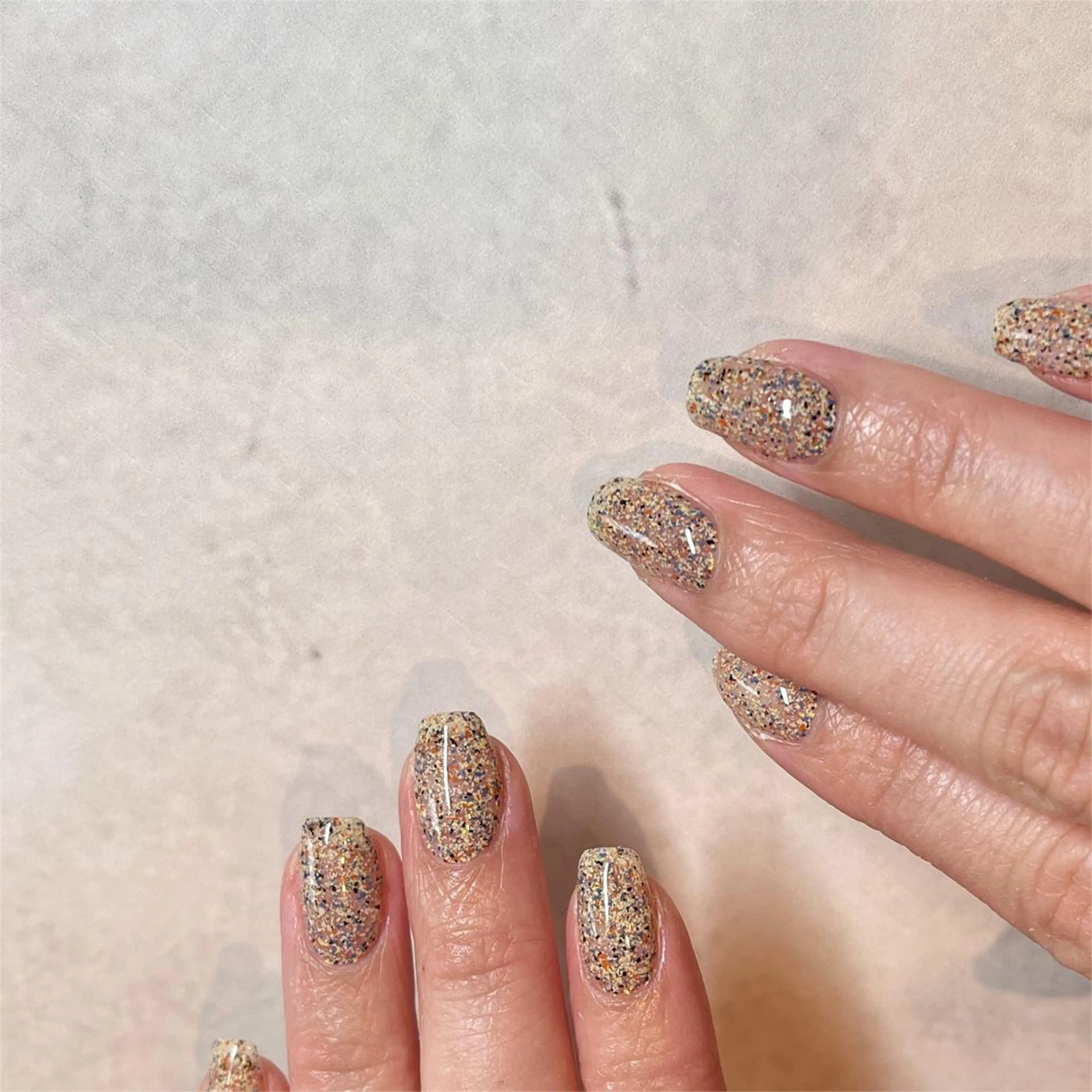 ネイル ジェルネイル ワンカラーネイル シンプルネイル ストーンネイル フリーランス¨̮⃝ ネイリストOKADAのネイルデザイン