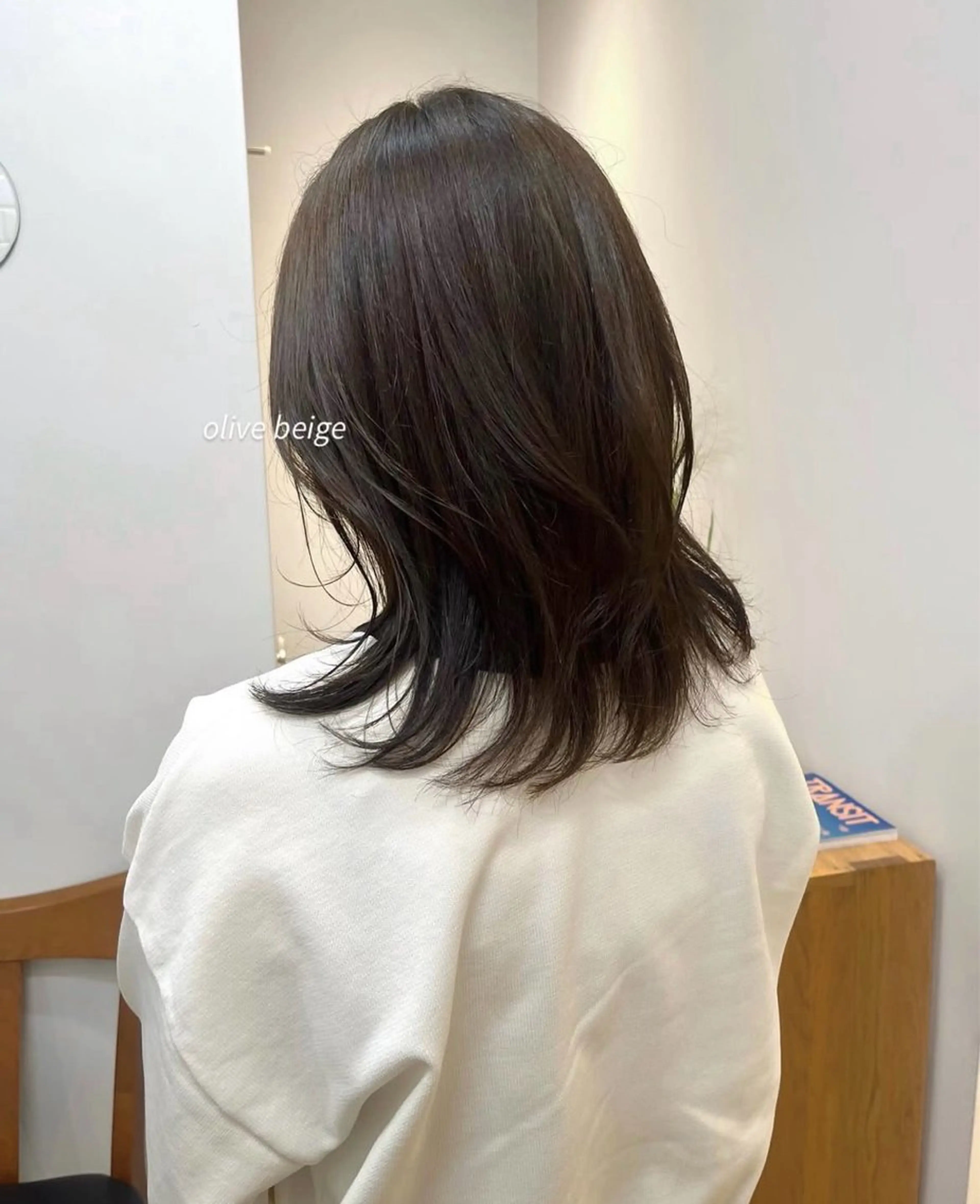 カラー ブラウンカラー オリーブブラウン haif所属・都築 初果のヘアスタイル