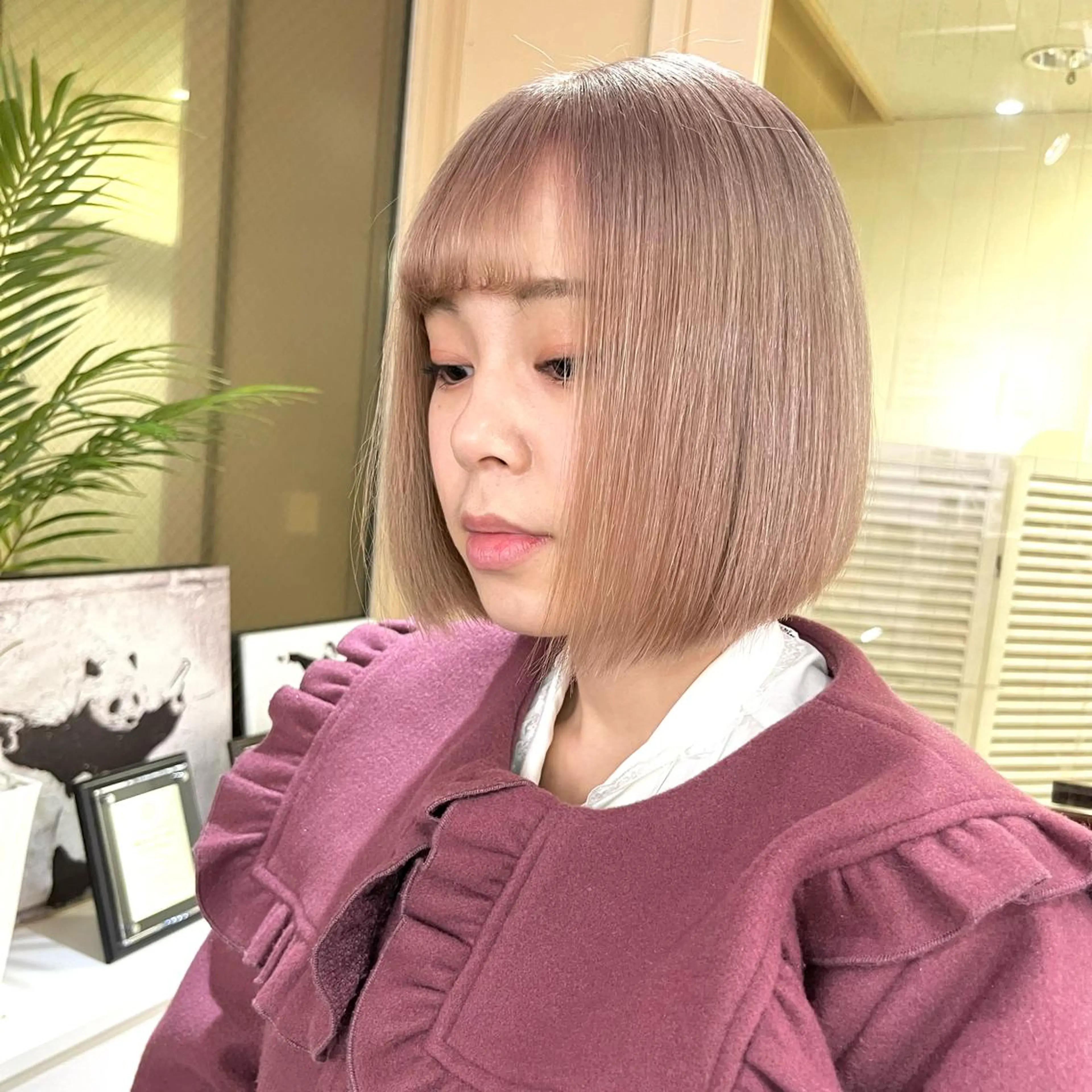 カラー カット トリートメント 渋谷🎨ブリーチ特化 ×エクステ🎨レンのヘアスタイル