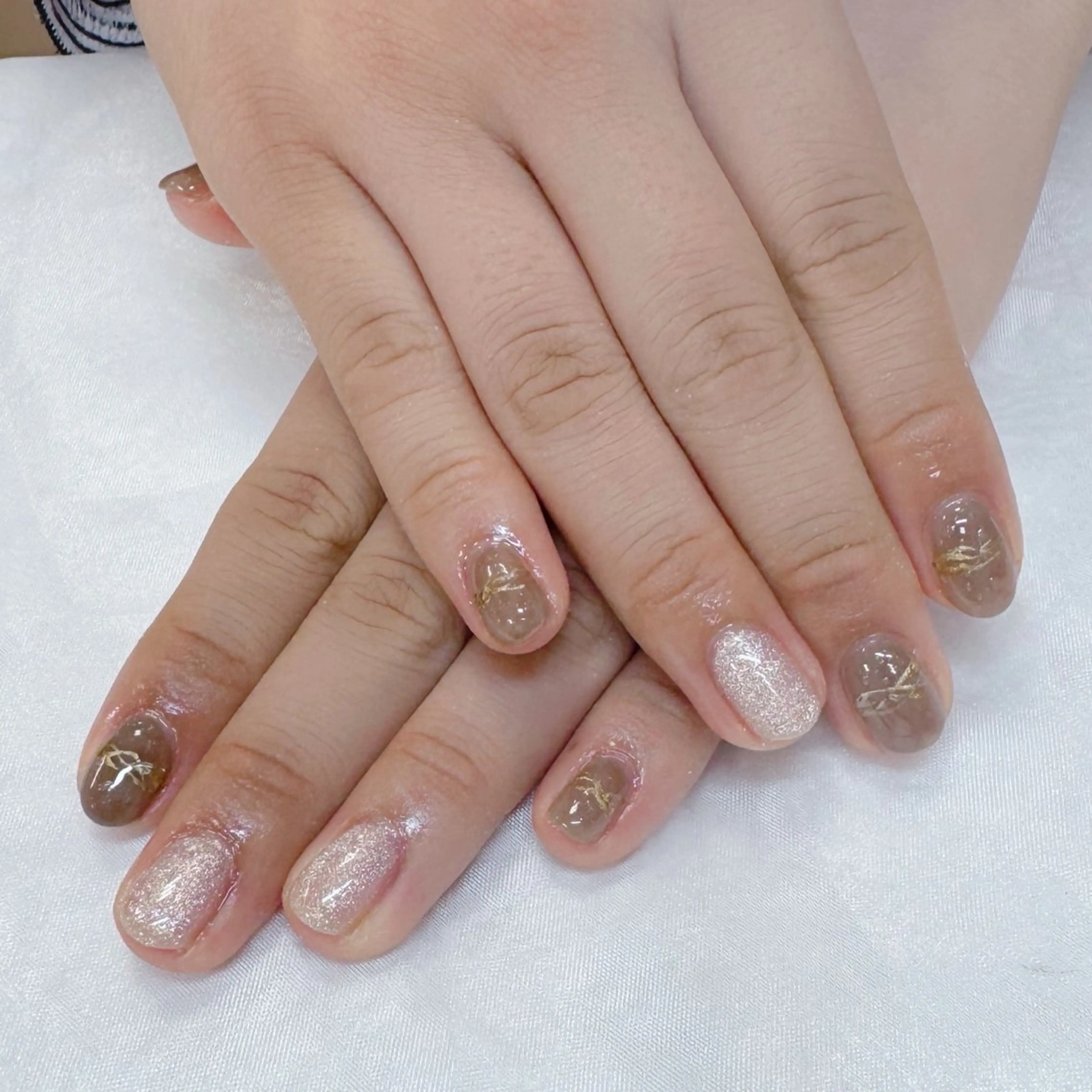 ネイル マグネットネイル ニュアンスネイル maruyasu. yのネイルデザイン