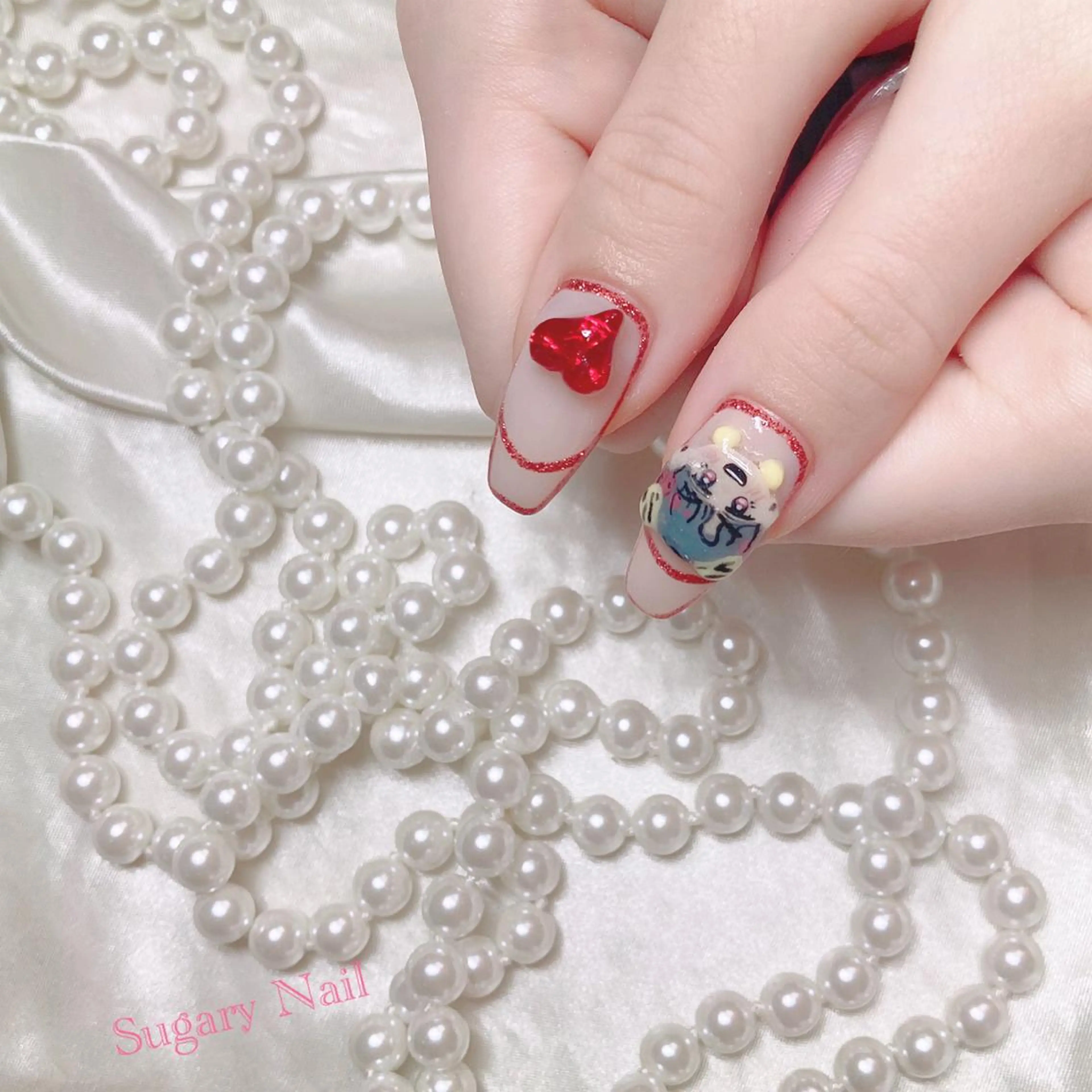 ネイル ハンドネイル フットネイル SugaryNail Rinaのネイルデザイン