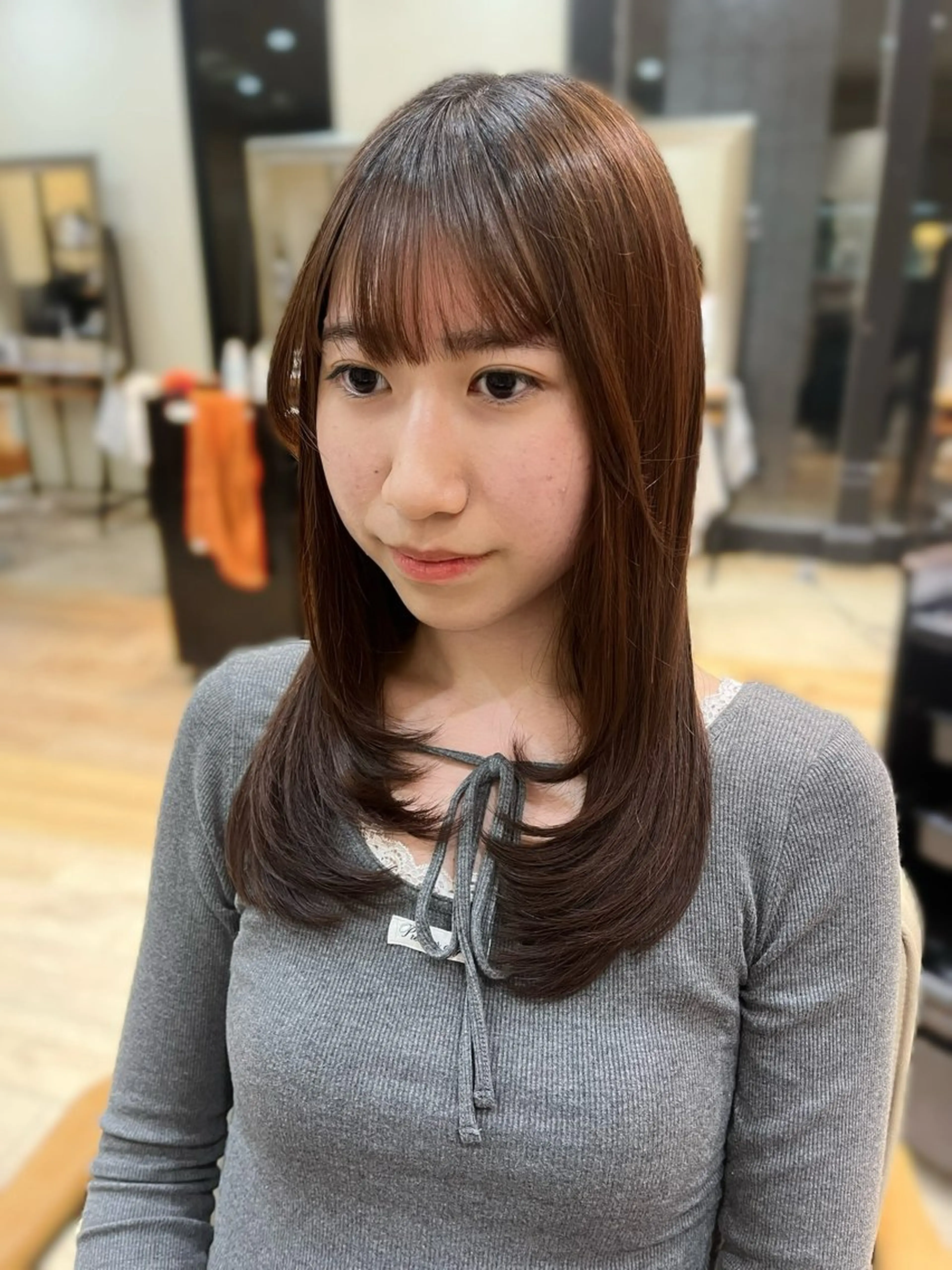 セミロング レイヤーカット みゆ/ カラーリスト🎀のヘアスタイル